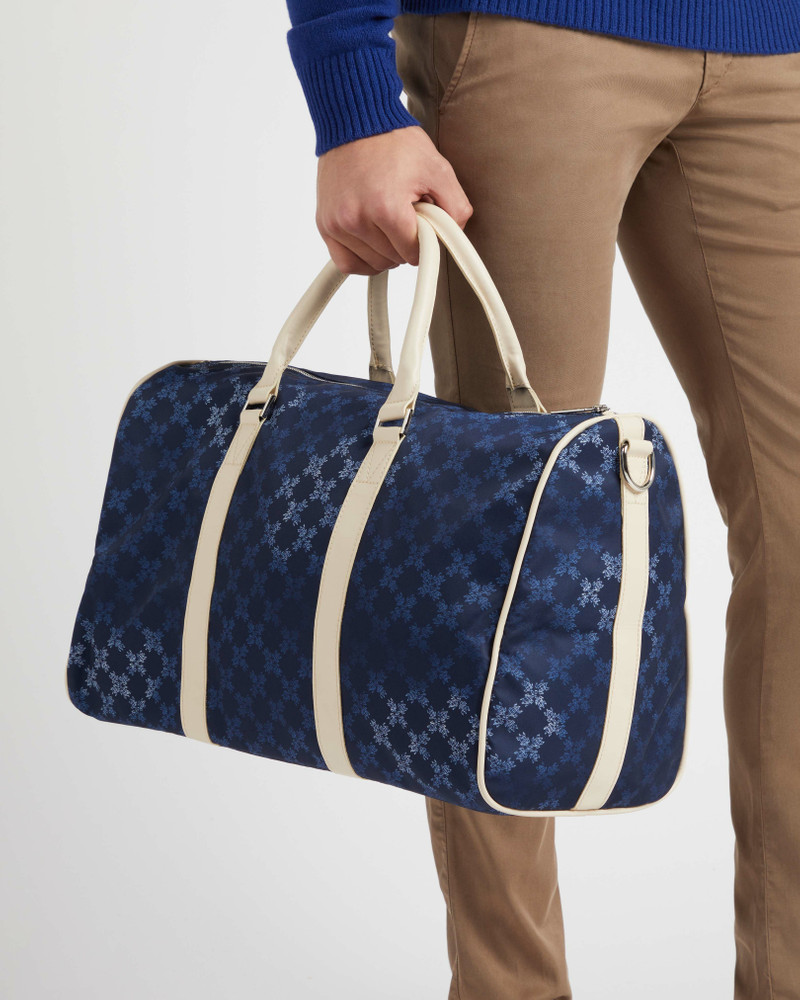 Vilebrequin Vilebrequin Monogrammed Recycled Canvas Travel Bag Large outlook