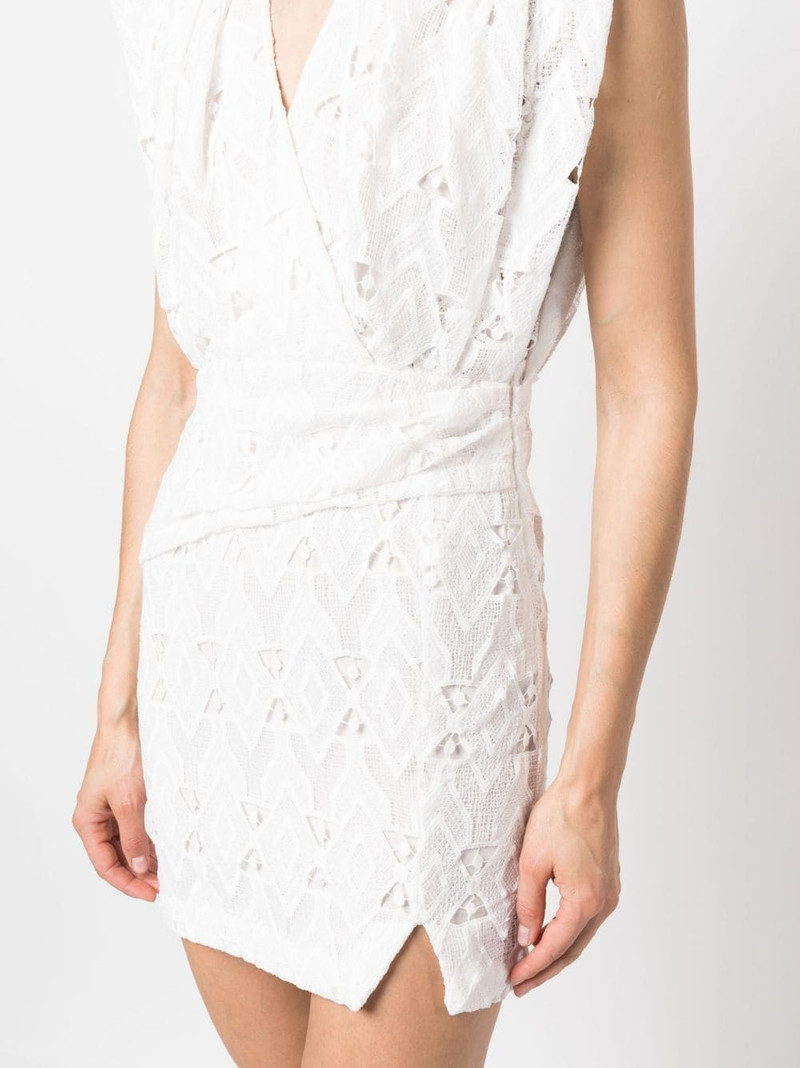wrap-design dress 5