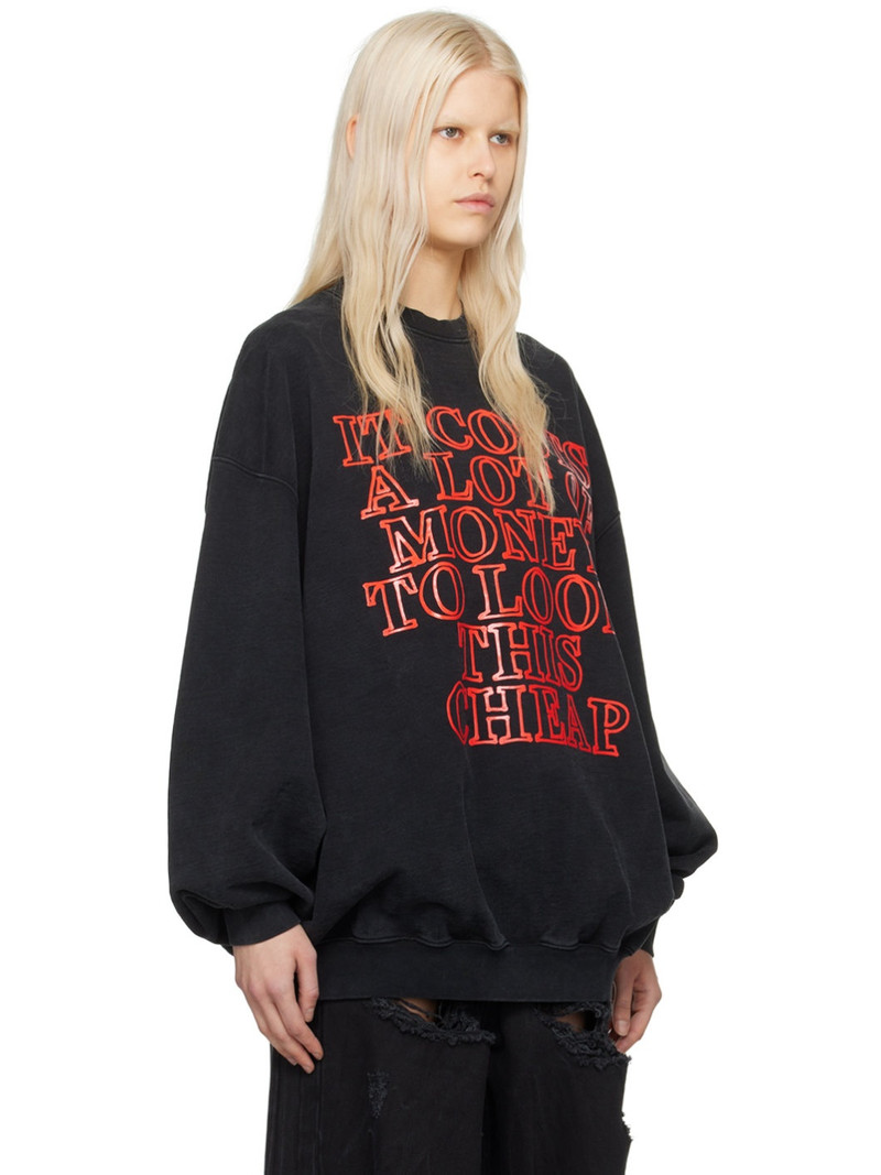 Black Very Expensive Sweatshirt 2
