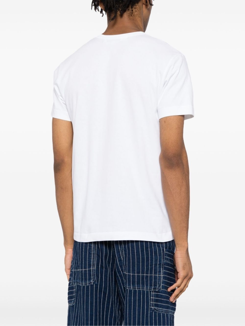 signature heart motif cotton T-shirt - 5