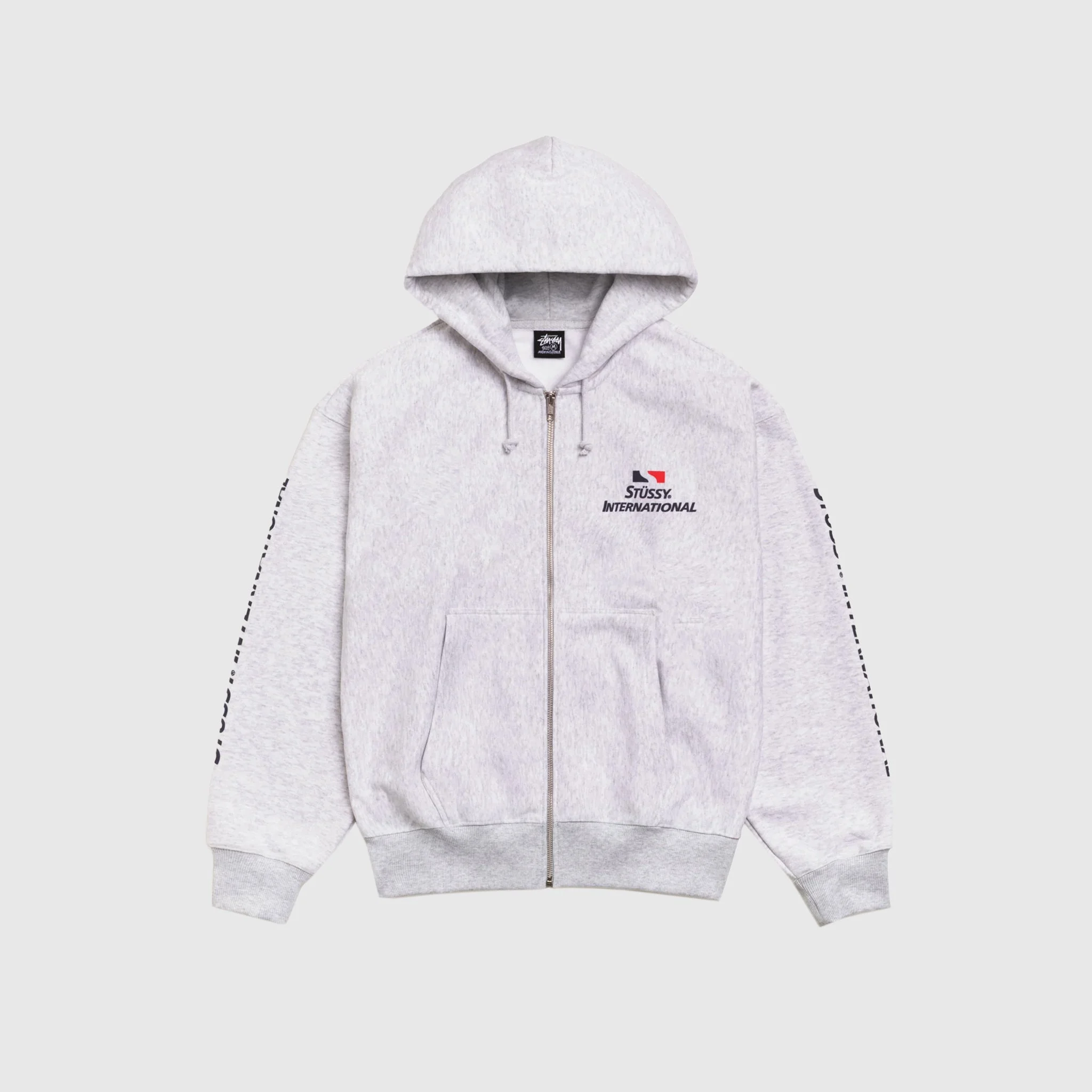STUSSY INTERNATIONAL ZIP HOODY - 1