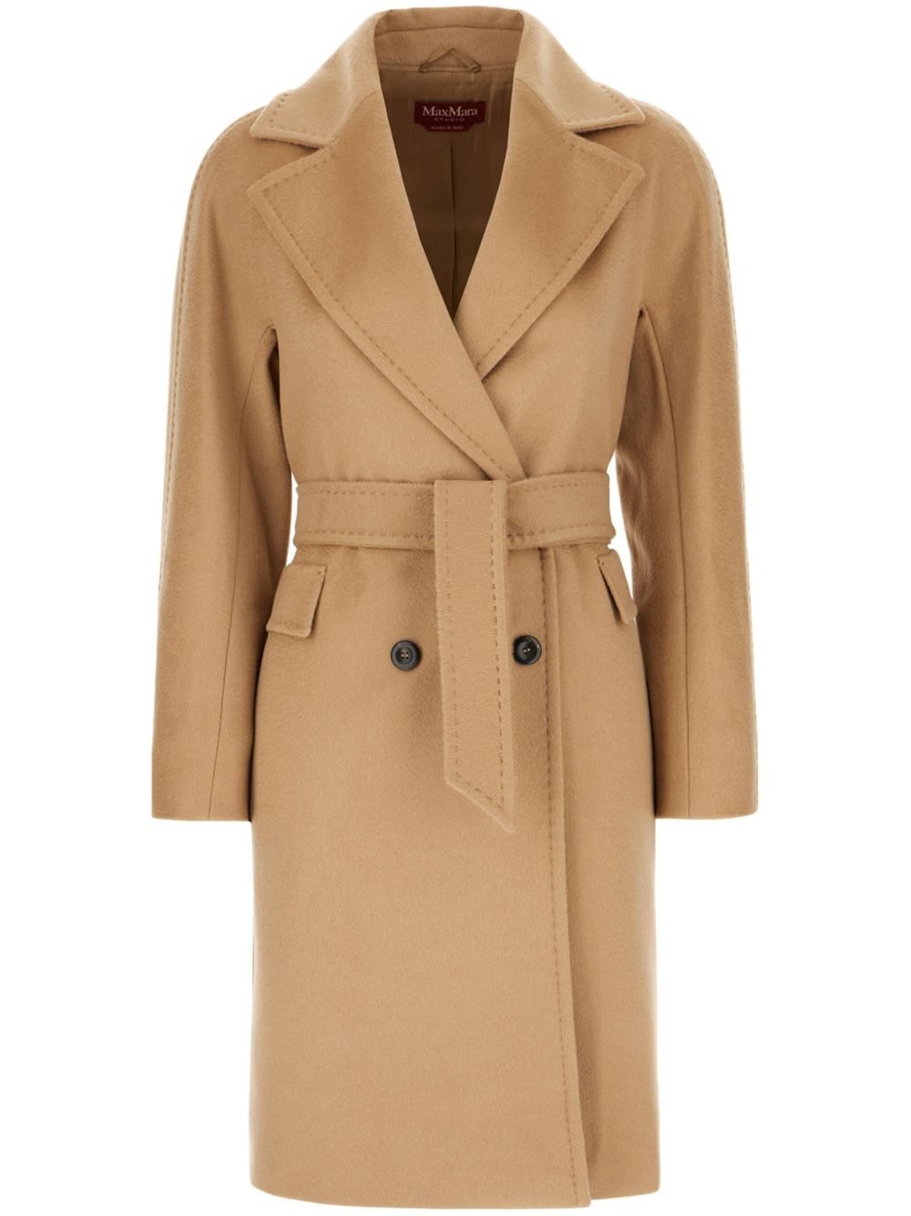 belted trench coat - 1