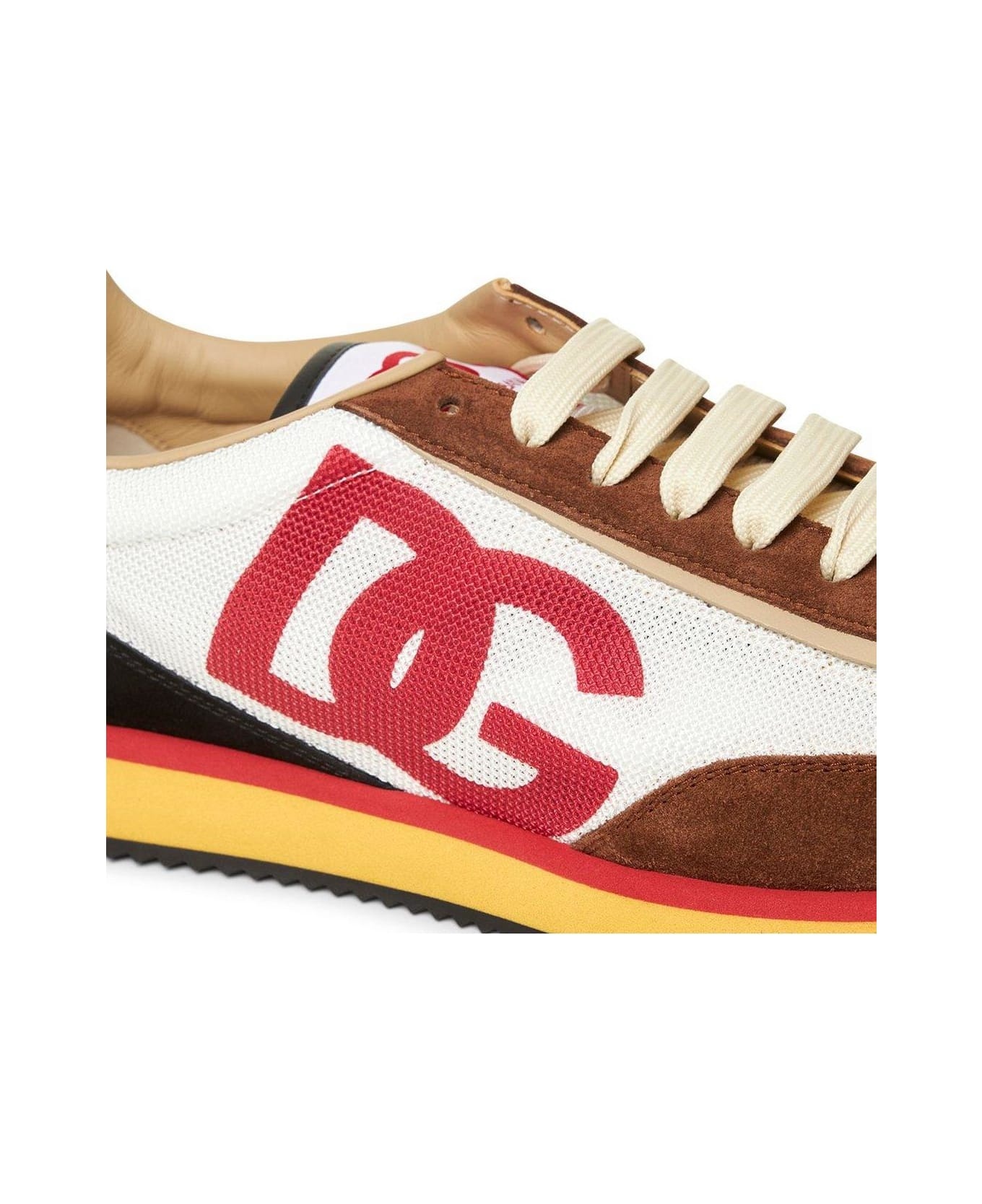 Logo Printed Low-top Sneakers - 4