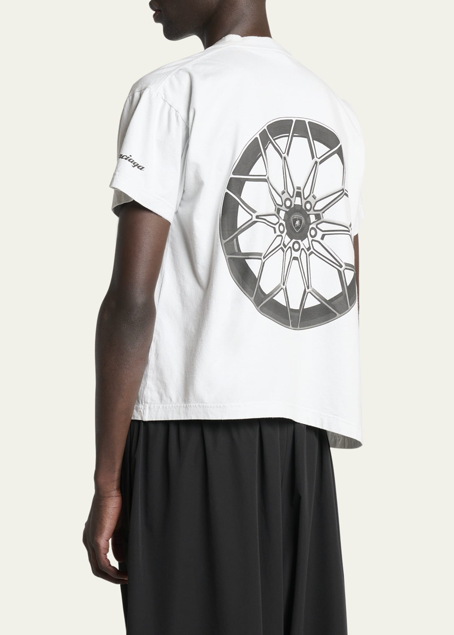 Men's Balenciaga x Automobili Lamborghini Retro T-Shirt - 3