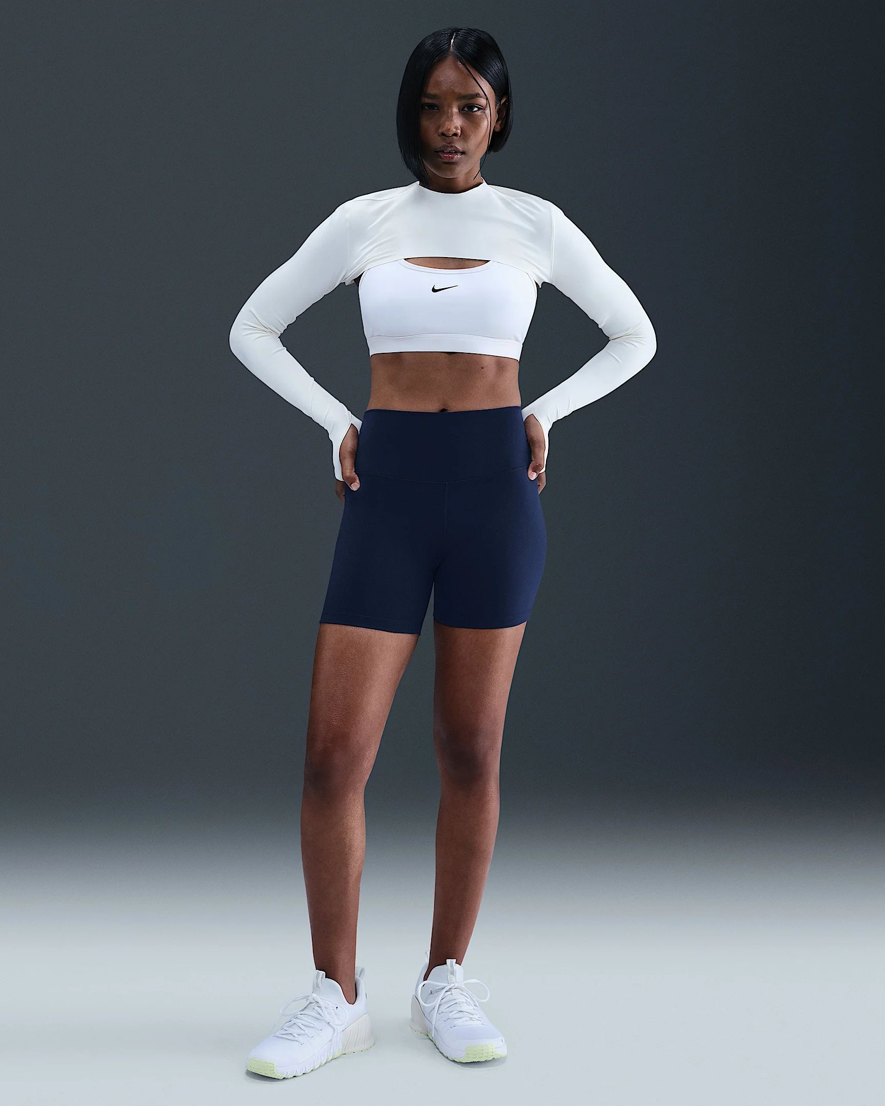 Nike One Women's High-Waisted 5" Biker Shorts - 1