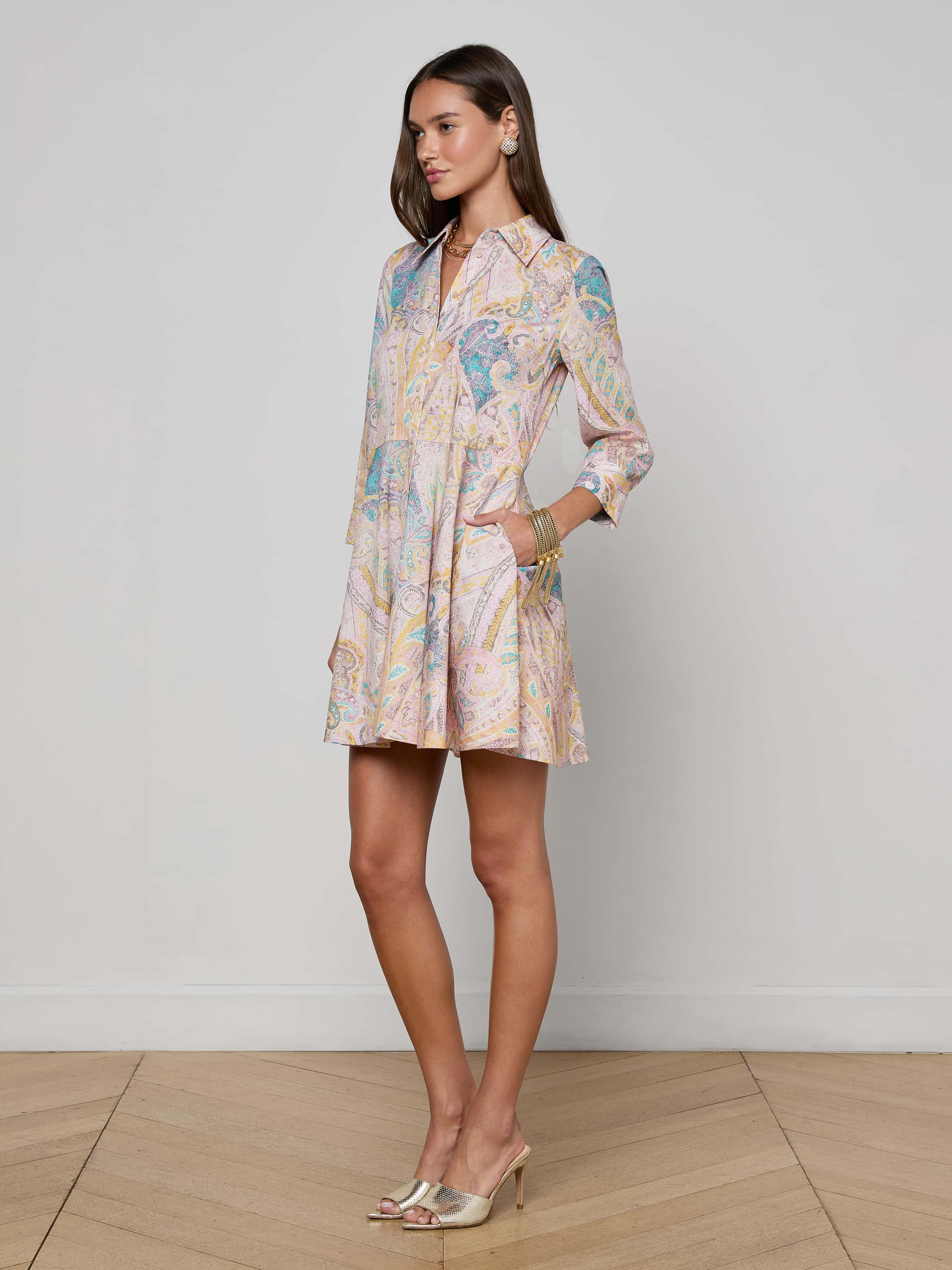 Meadow Mini Shirt Dress - 3