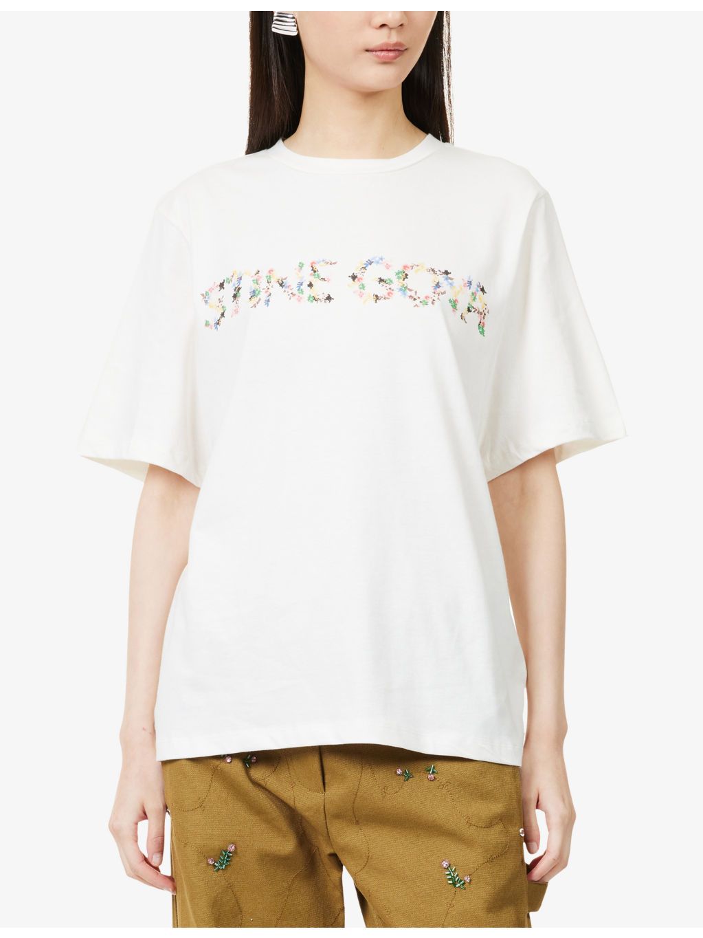 Logo-Print Round-Neck Cotton-Jersey T-Shirt - 3