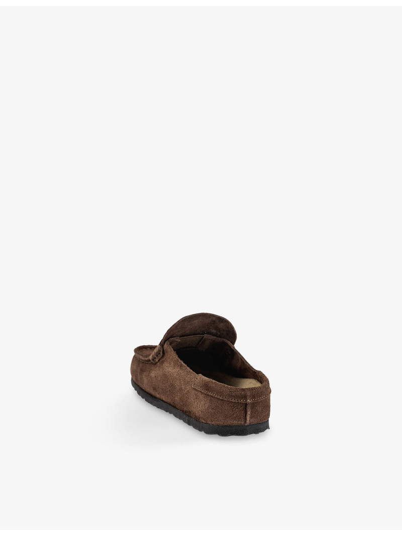 BIRKENSTOCK Naples Wrapped Suede Clogs outlook