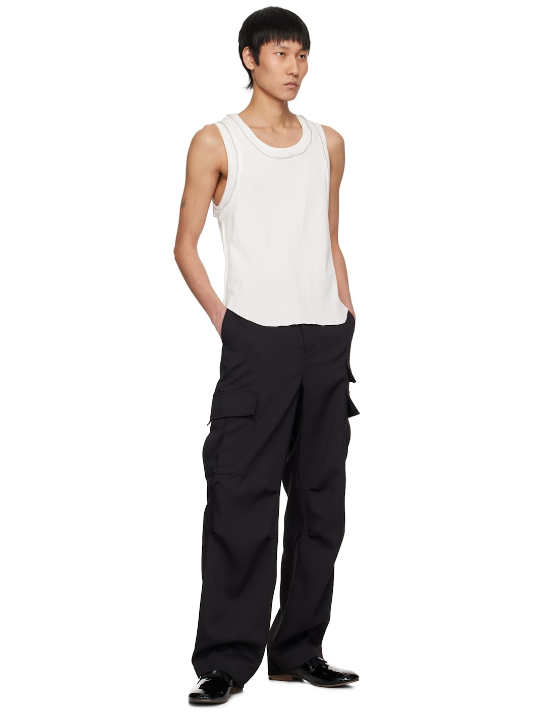 White UC1E4803 Tank Top - 4