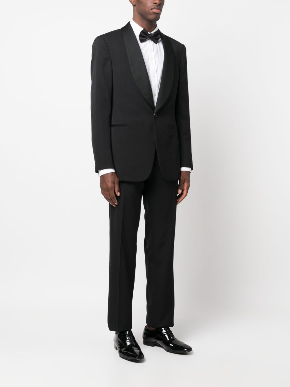single-breast tuxedo suit - 3