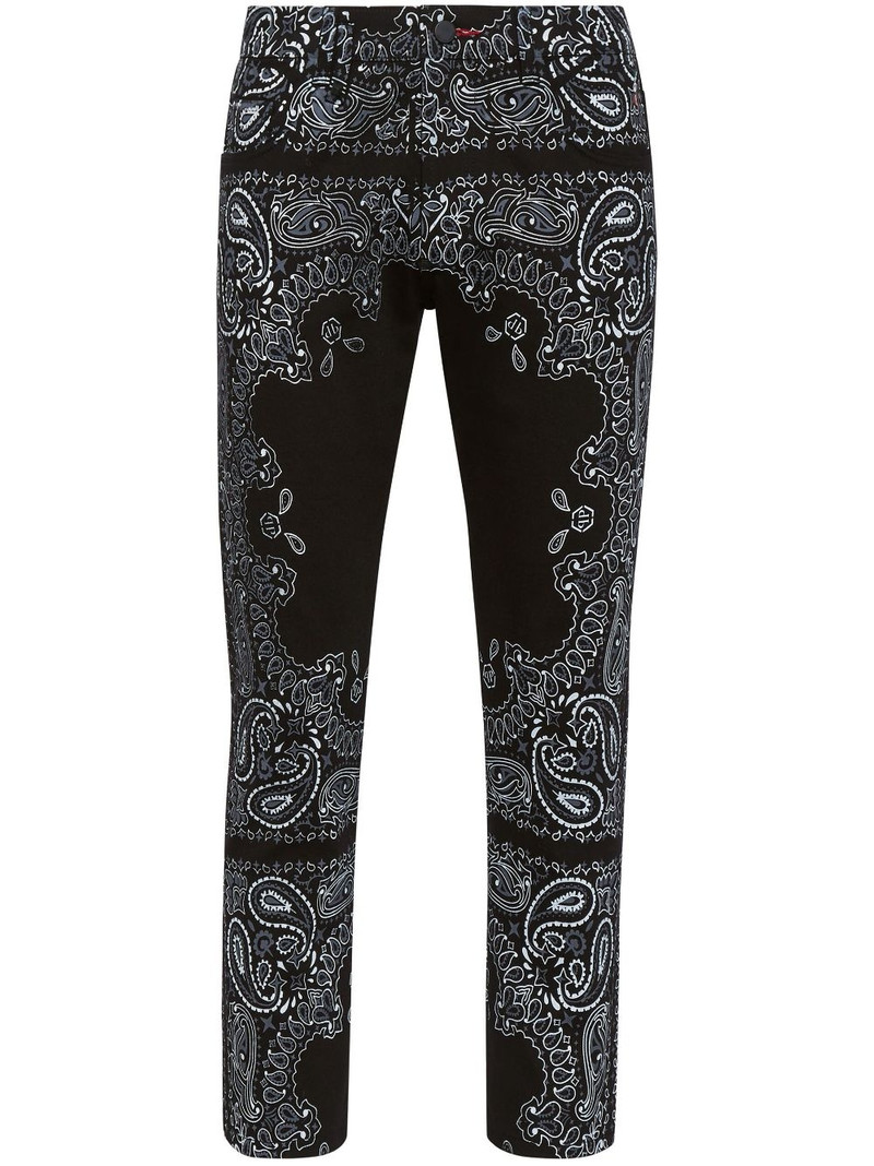 logo-patch skinny jeans 1