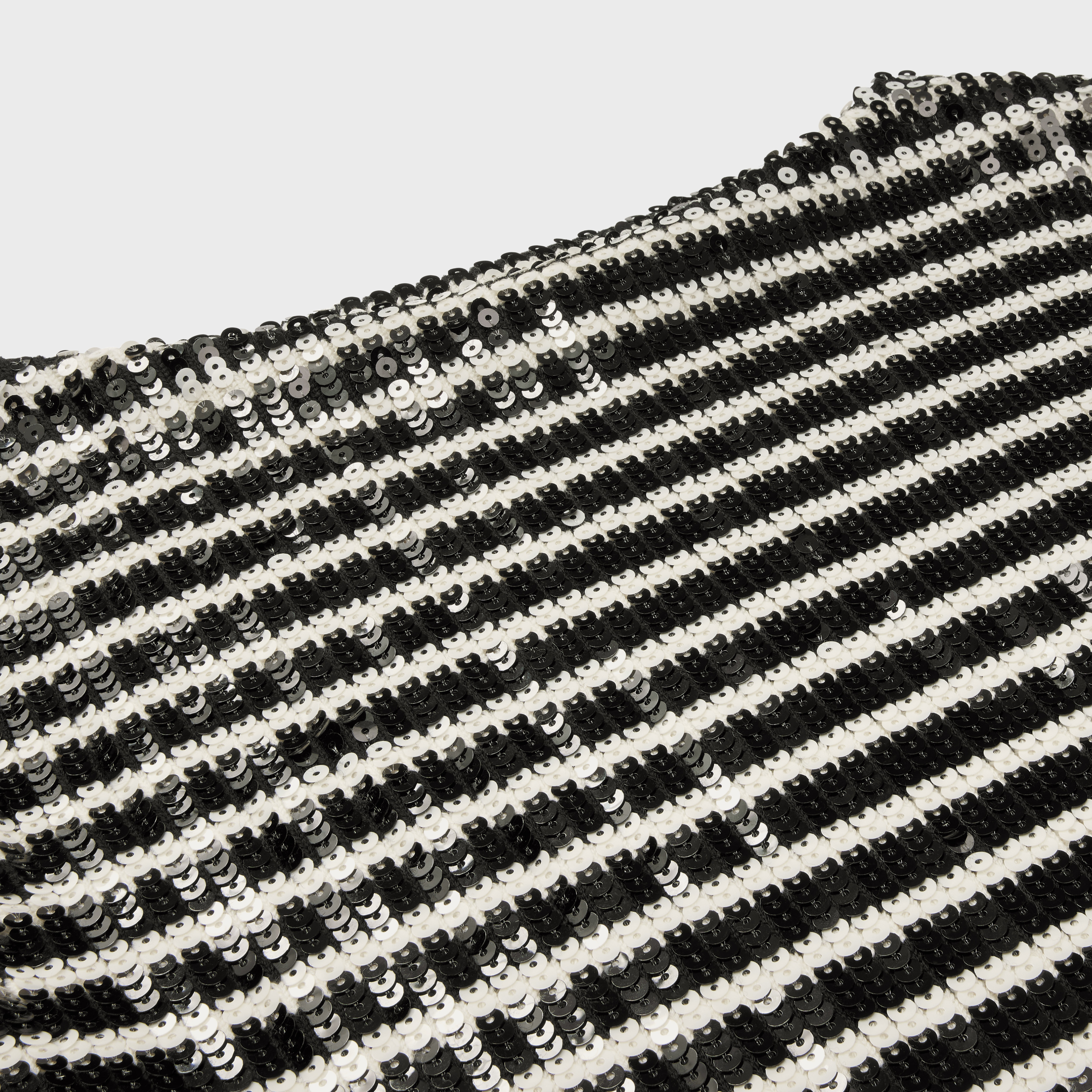 embroidered boat neck marinière sweater in wool - 3