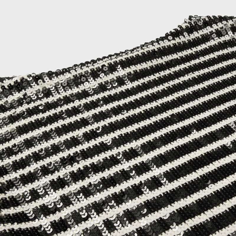 embroidered boat neck marinière sweater in wool 3