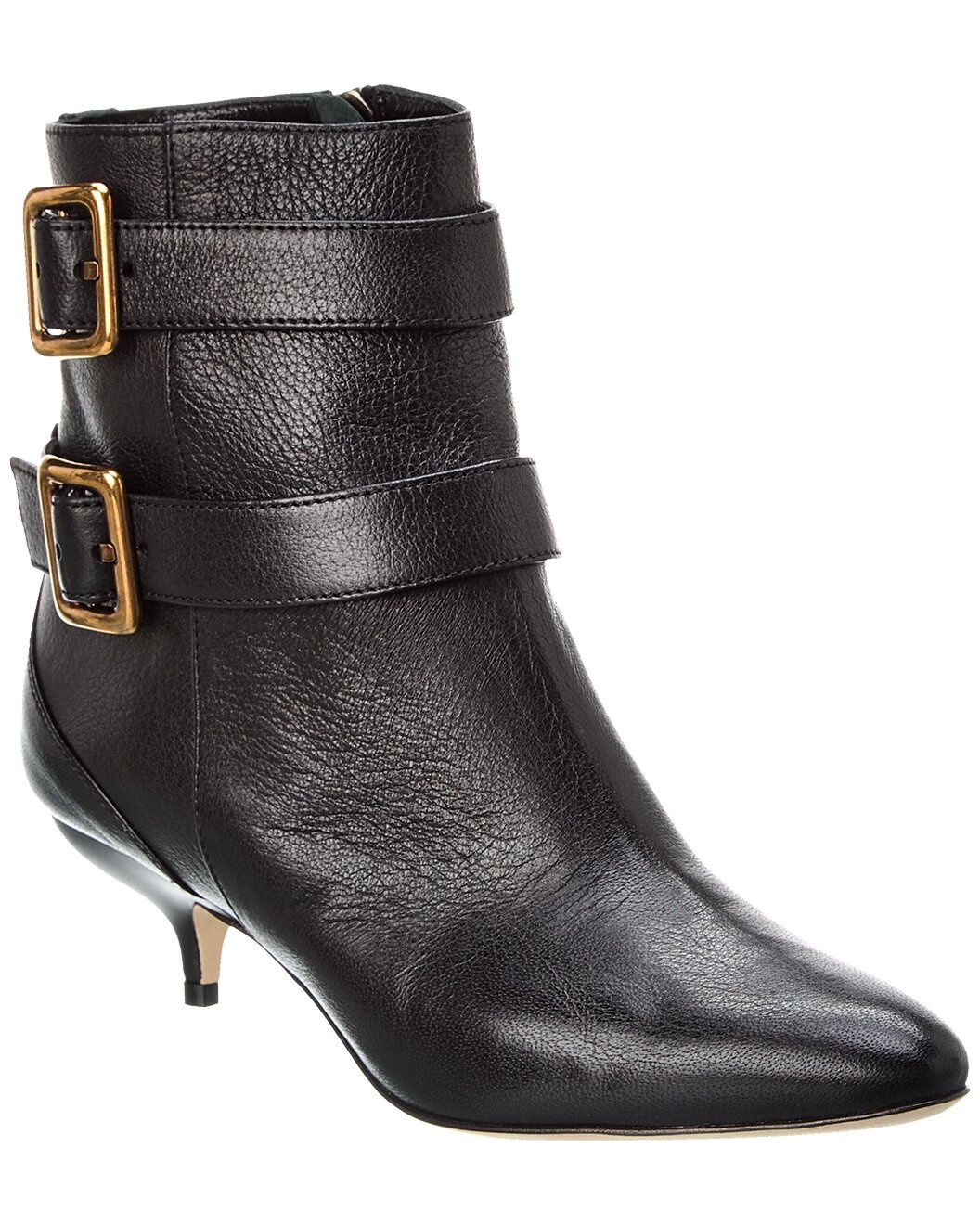 Manolo Blahnik Alciona 50 Leather Bootie - 1