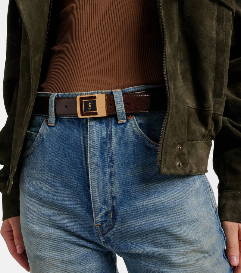 SAINT LAURENT Leather belt outlook
