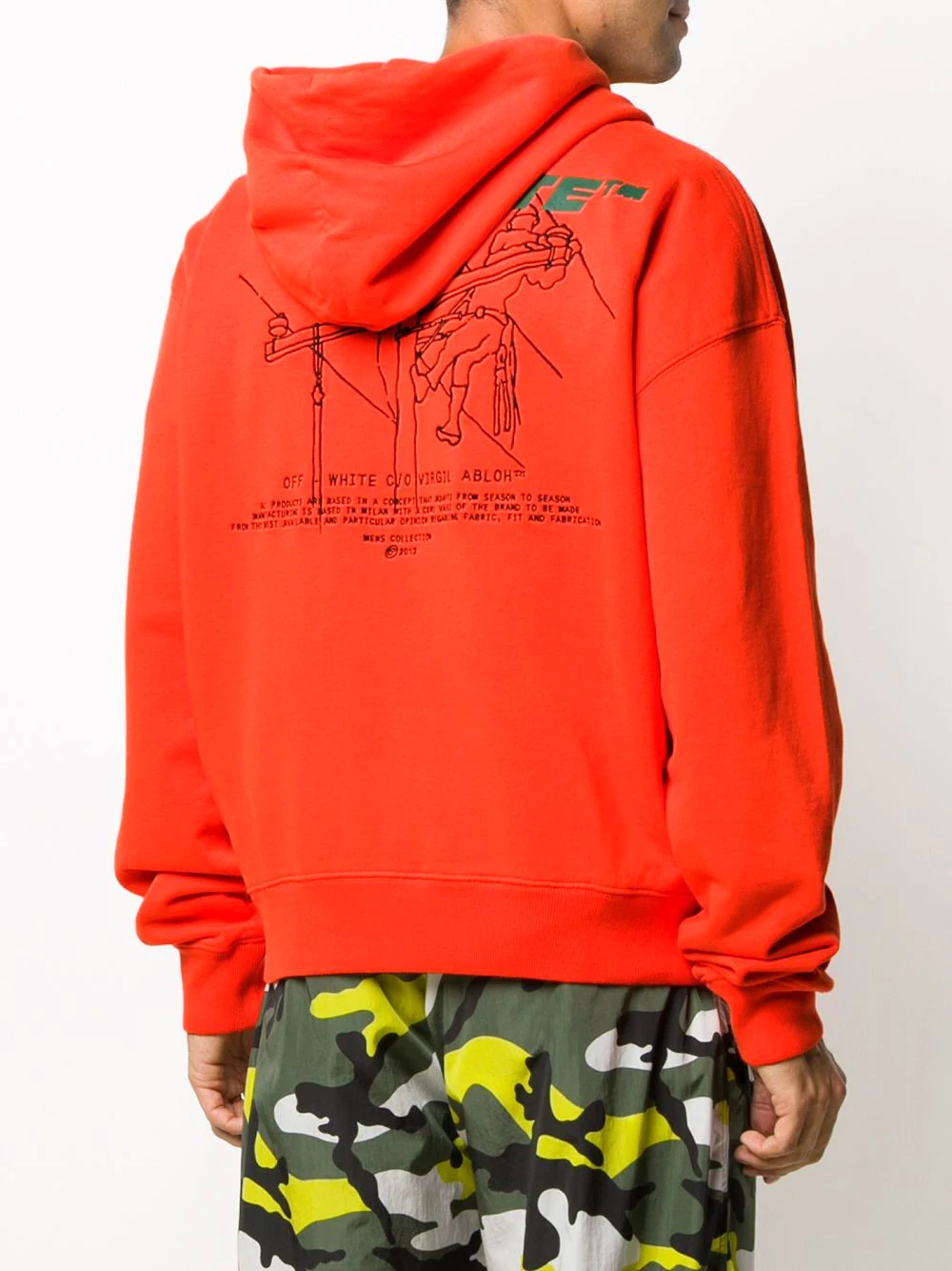 Trellis drawstring hoodie - 4