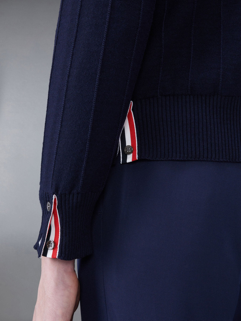 RWB-stripe long-sleeve jumper 5
