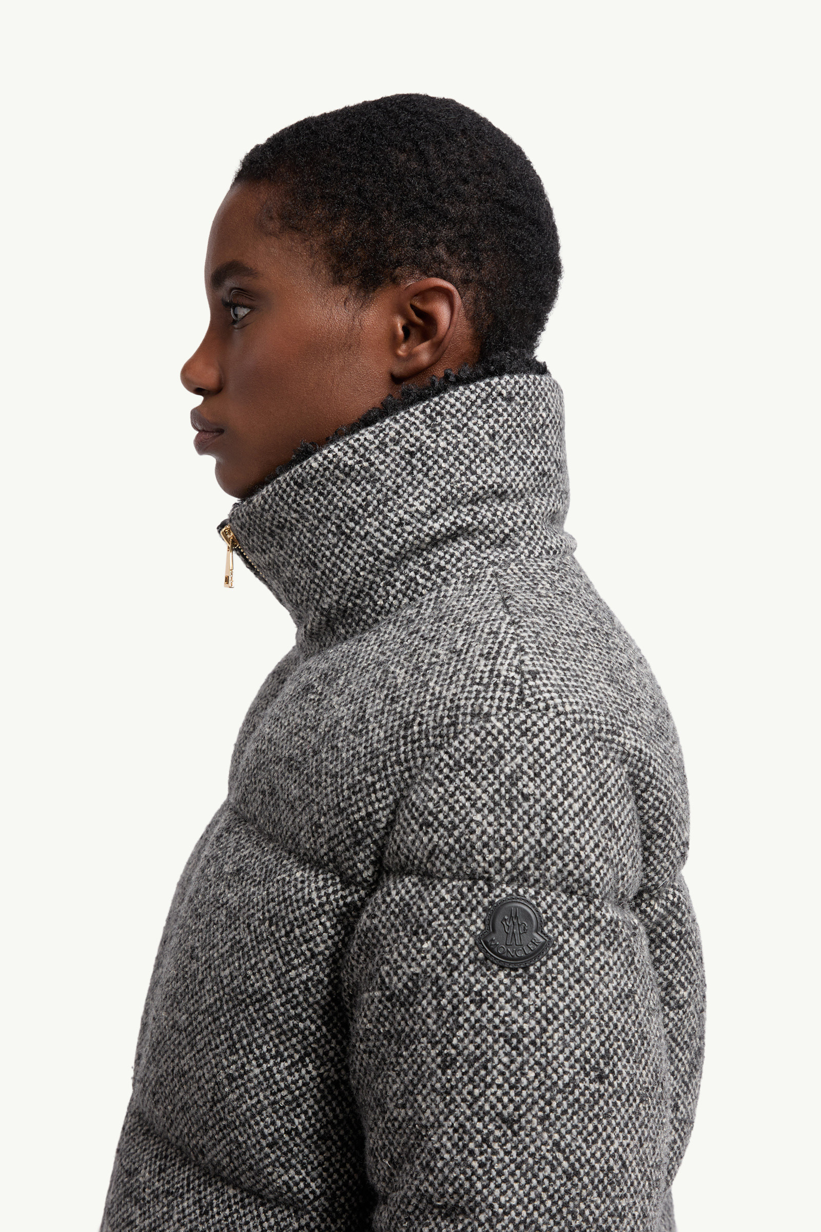 Careil Wool Bouclé Short Down Jacket - 4