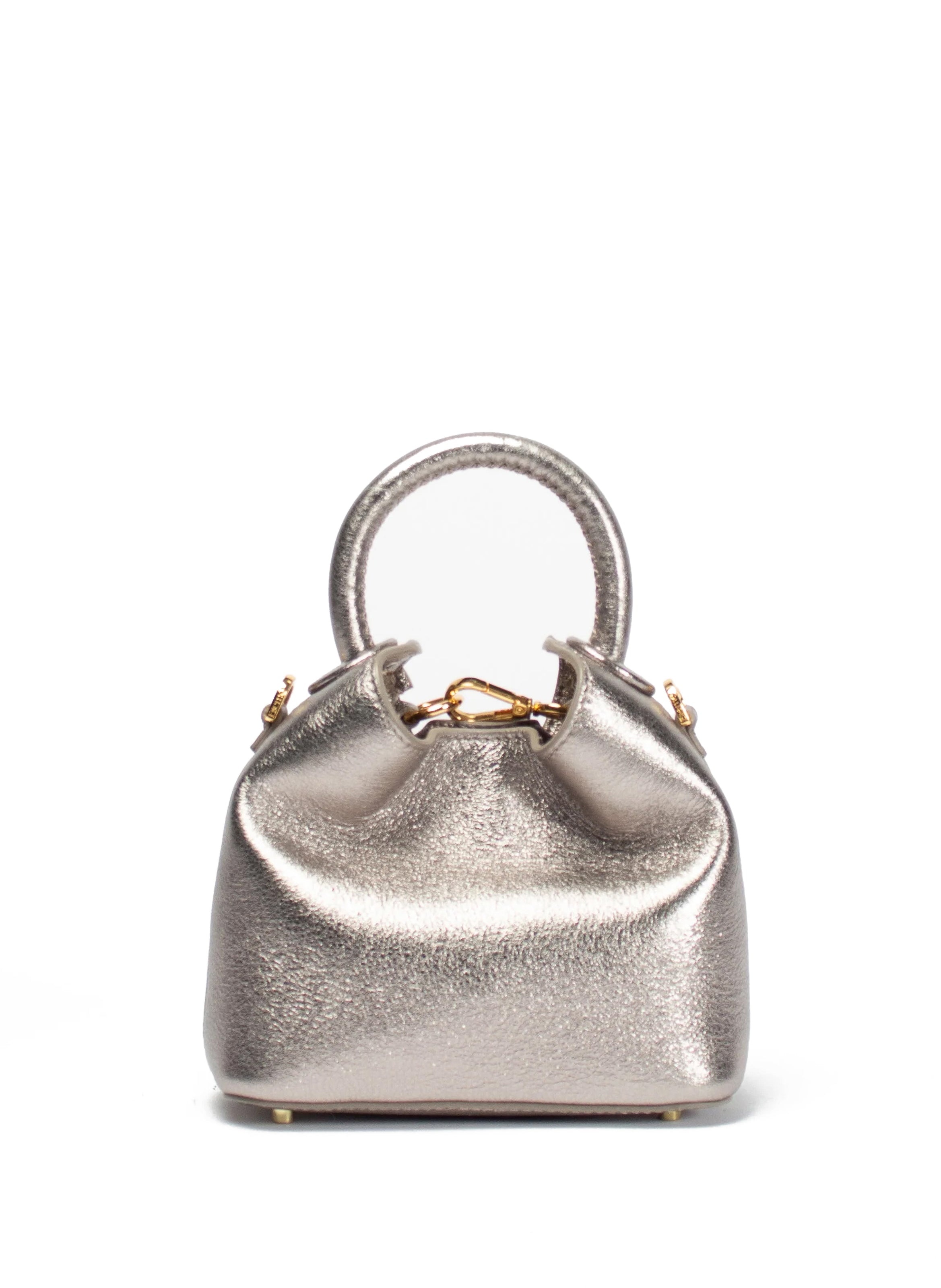 Madeleine Metallic Leather Titanium - 1