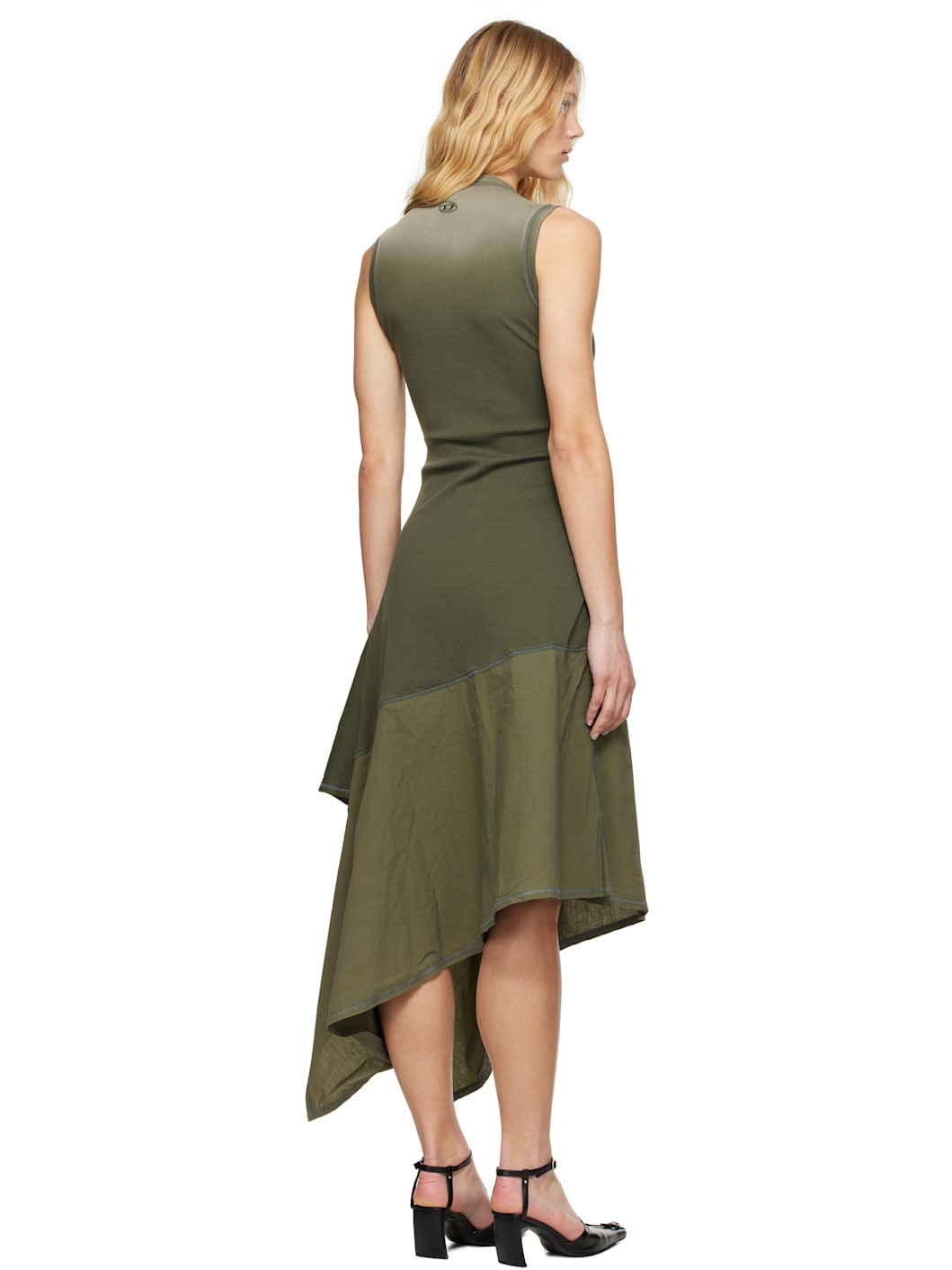 Green D-Elicy Midi Dress - 3