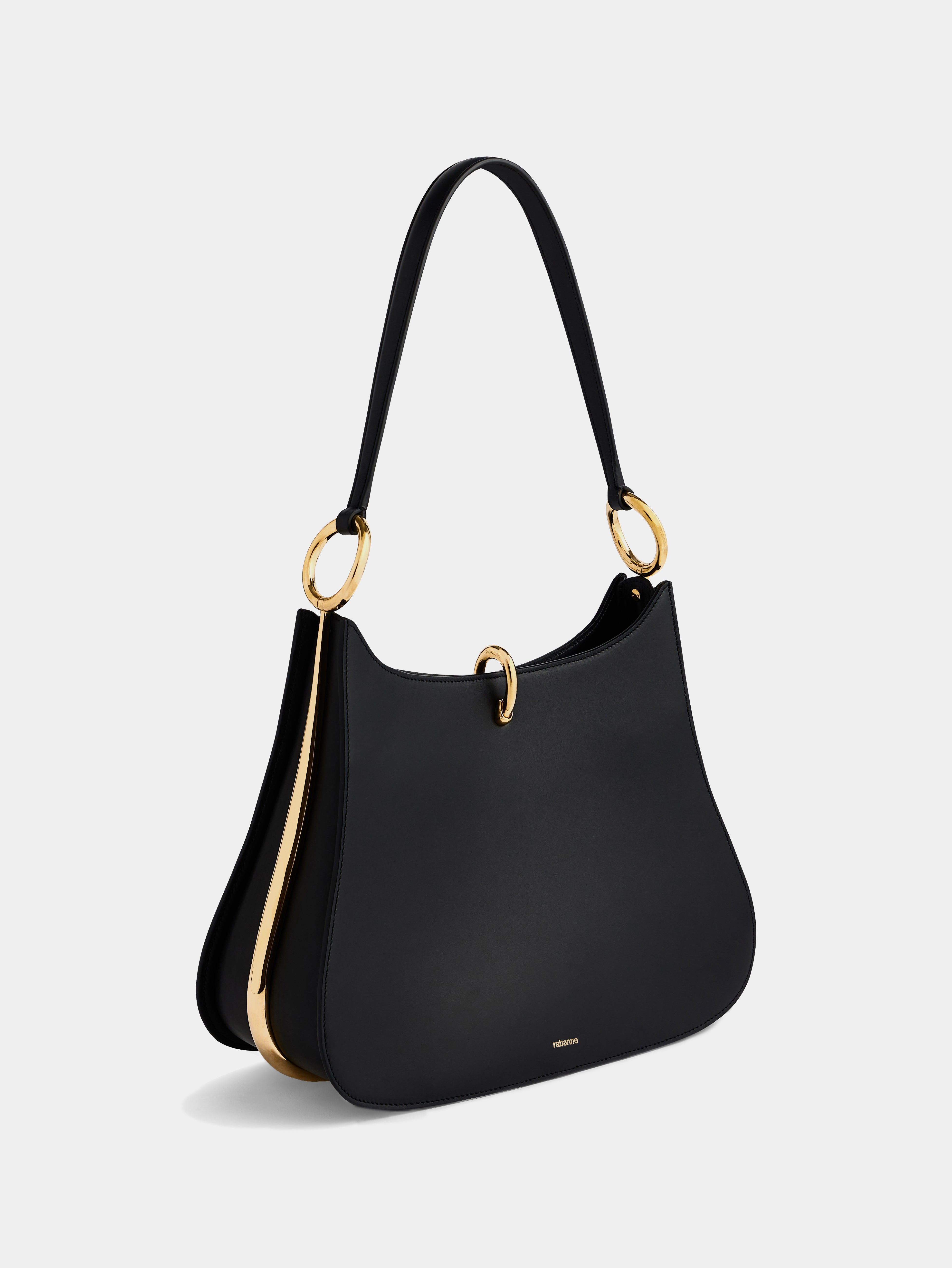 LARGE RING LEATHER BAG - 2