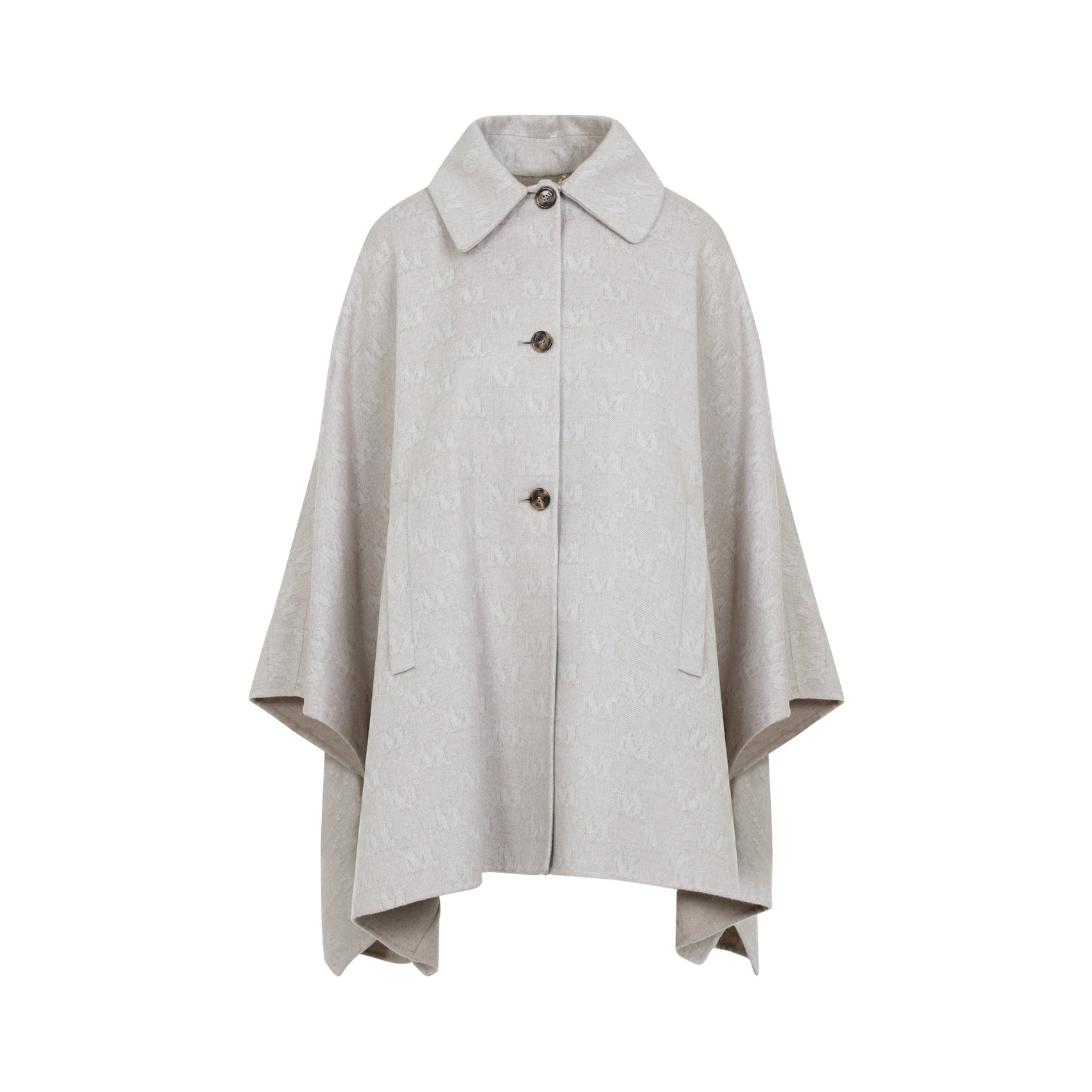 Max Mara Jago Logo Long Cape Women - 1