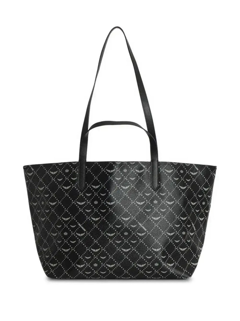Zadig & Voltaire Z Monogram XL Shopper Graffiti Tote Bag outlook