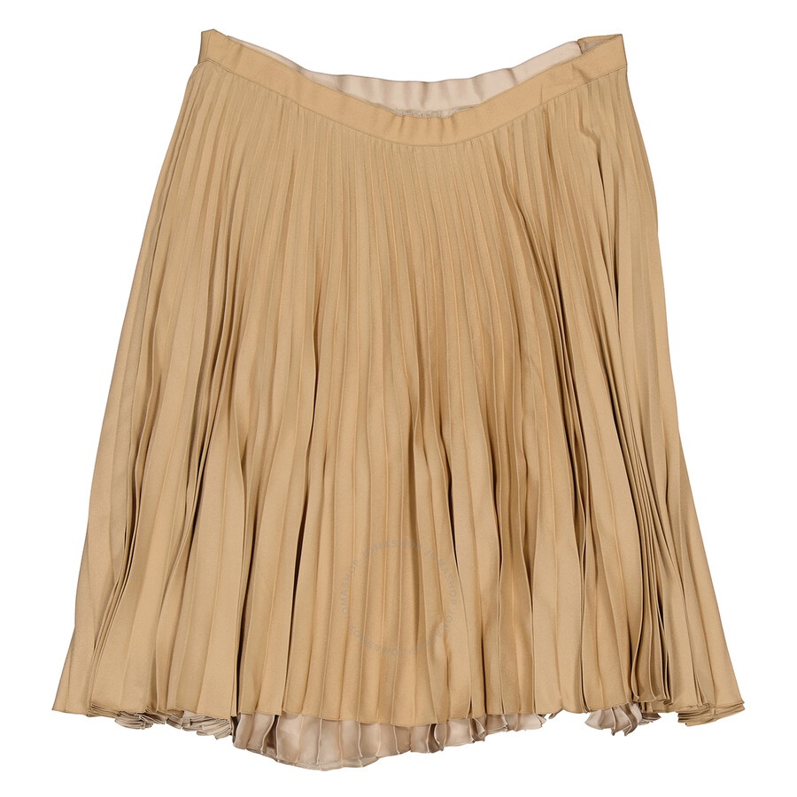 Burberry Ladies Sandbank Layered Pleated Skirt - 2