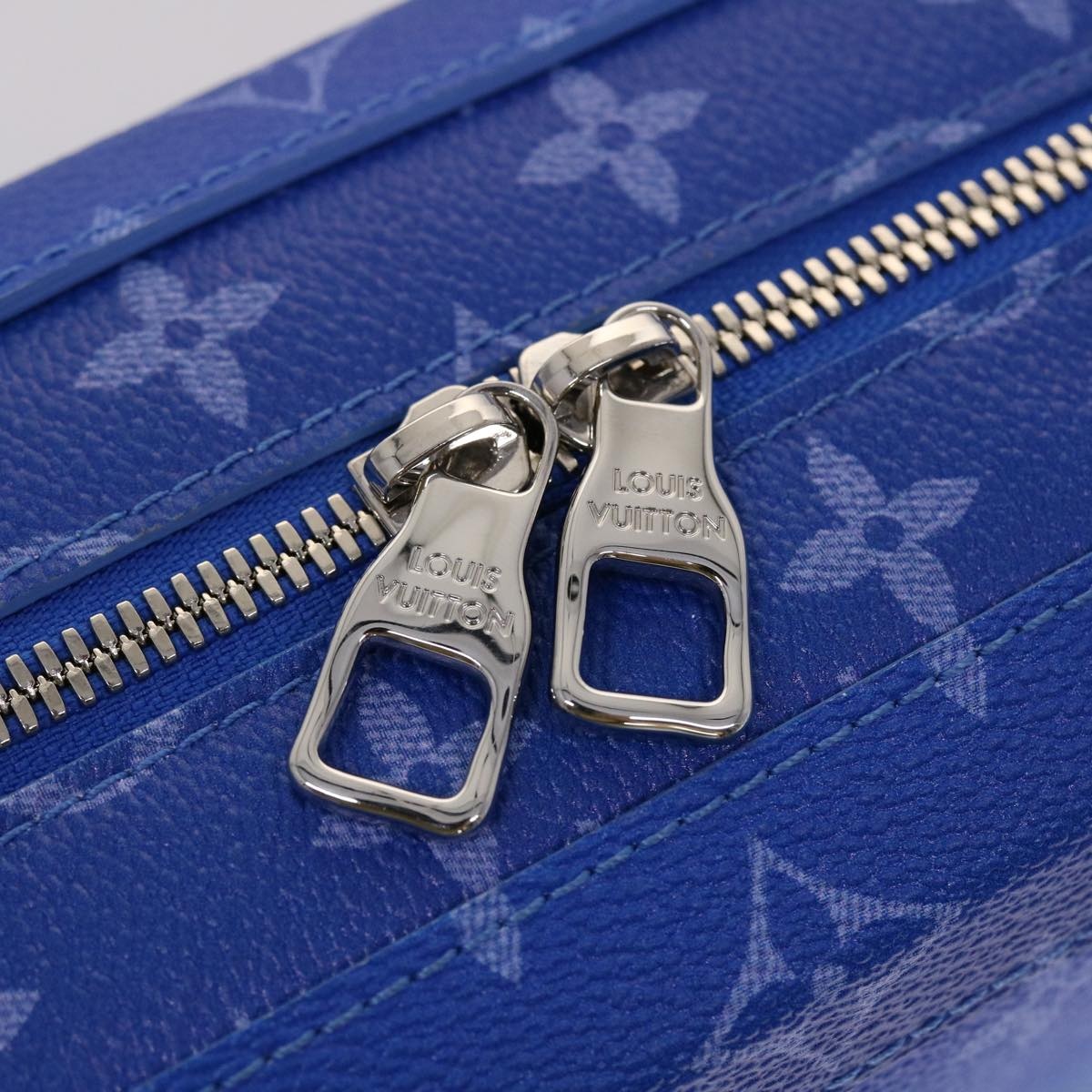 LOUIS VUITTON Monogram Clouds Soft Trunk Shoulder Bag Blue M45430 - 8
