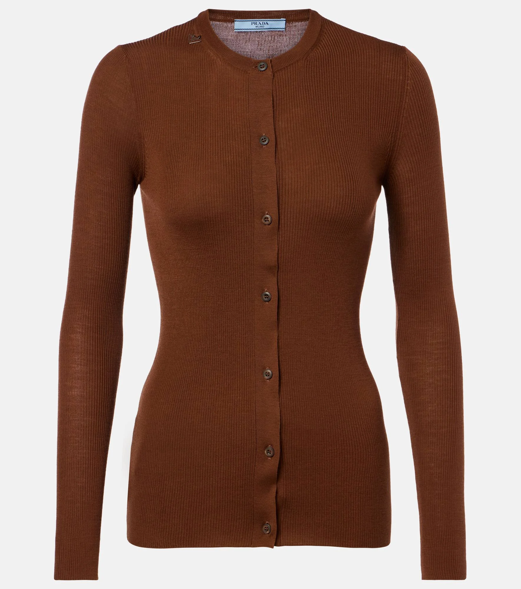 Virgin wool cardigan - 1