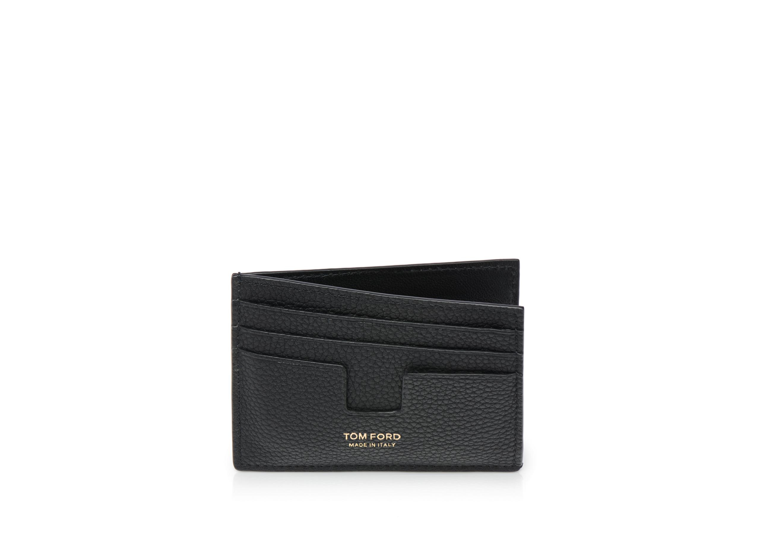 GRAIN LEATHER CARDHOLDER - 3