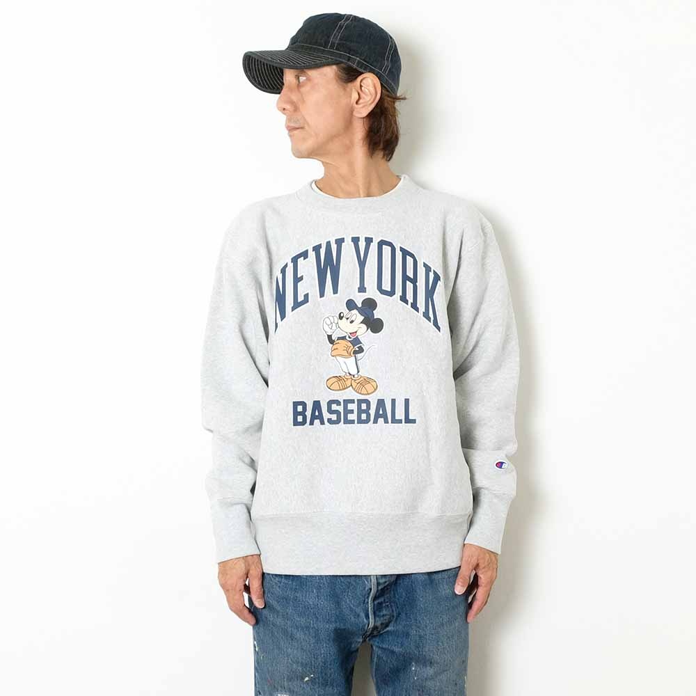 REVERSE WEAVE CREW NECK SWEATSHIRT - BASEBALL - C3-A031 - 7