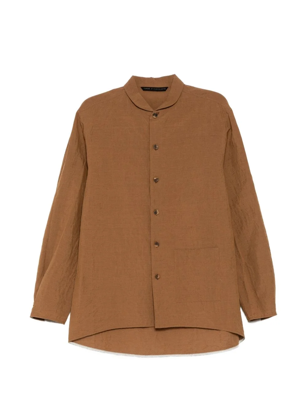 Arc round-collar shirt - 1