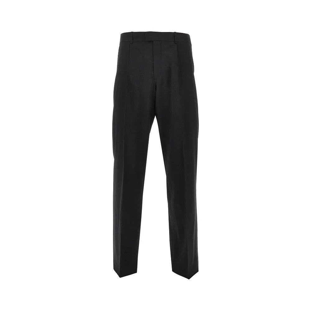 WOOL SLACK TROUSERS - 1