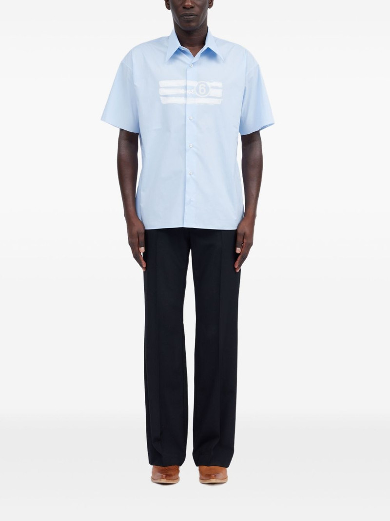 MM6 Maison Margiela numbers-motif shirt outlook