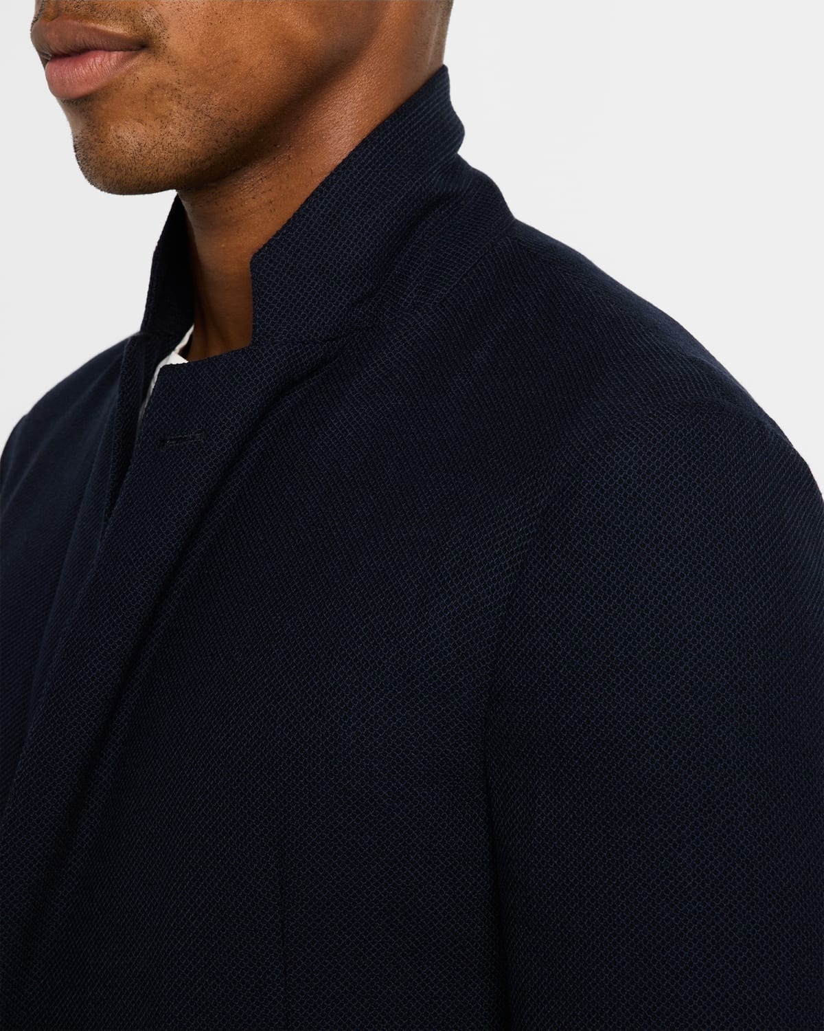 Men's Soft Wool Rice Stitch Sport Coat - 7