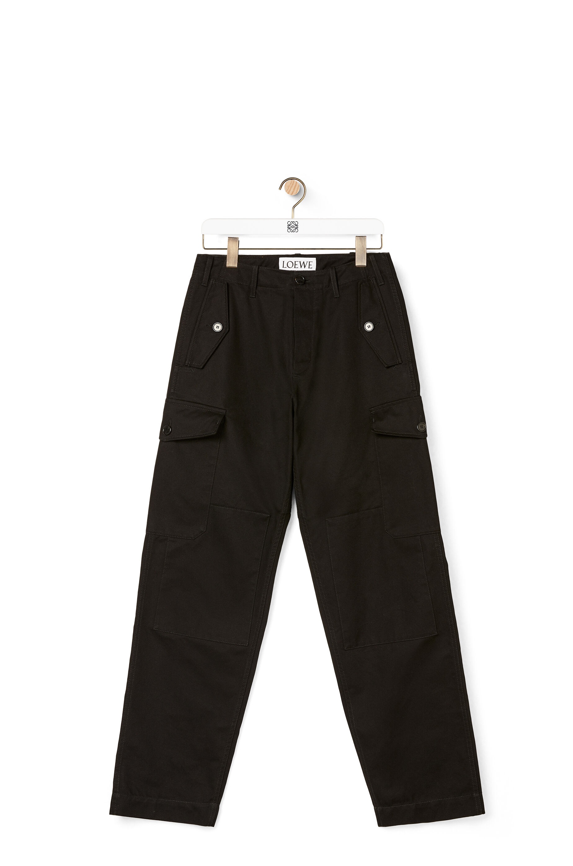 Cargo trousers in cotton - 1