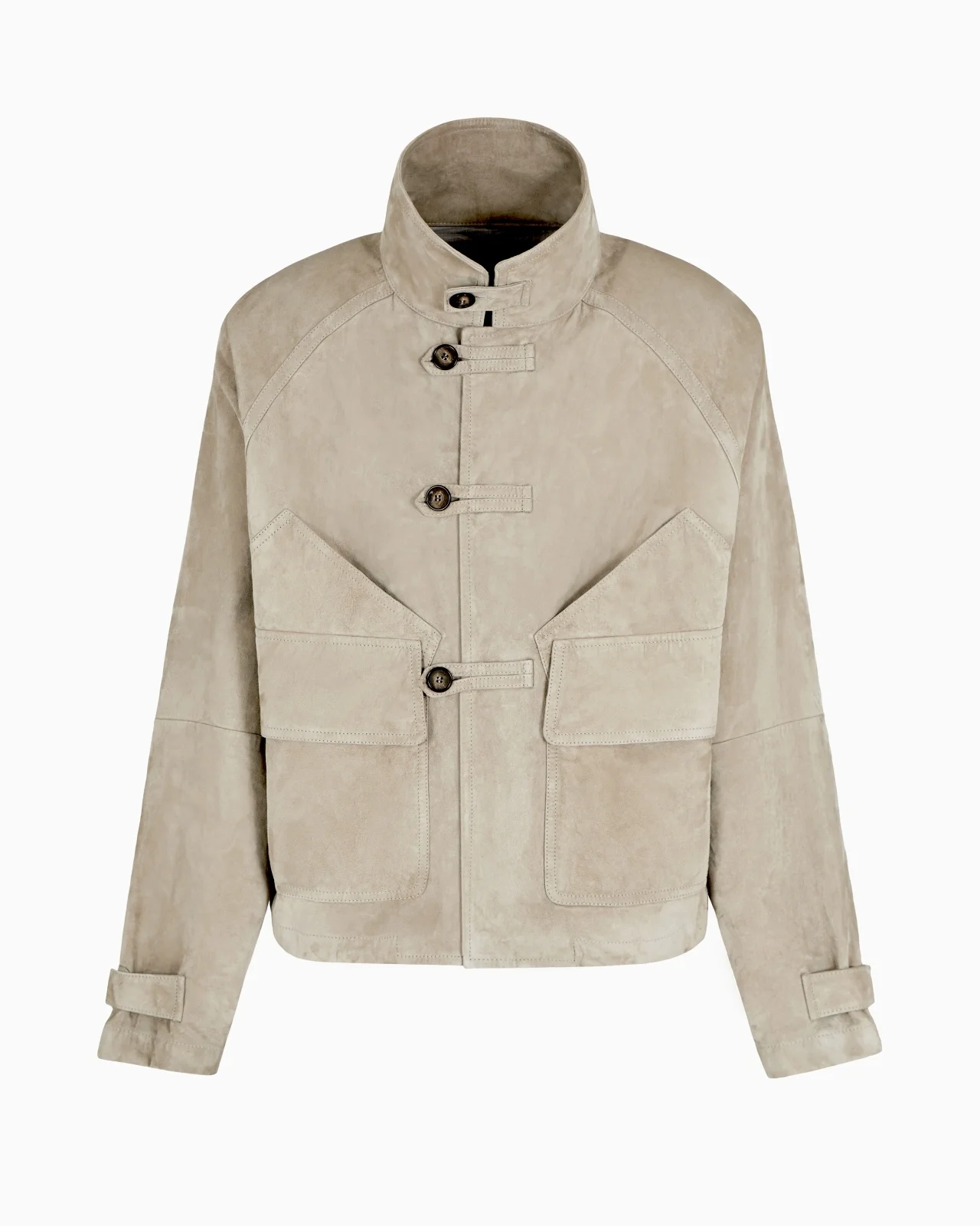 BLOUSON IN SUEDE LAMBSKIN - 1