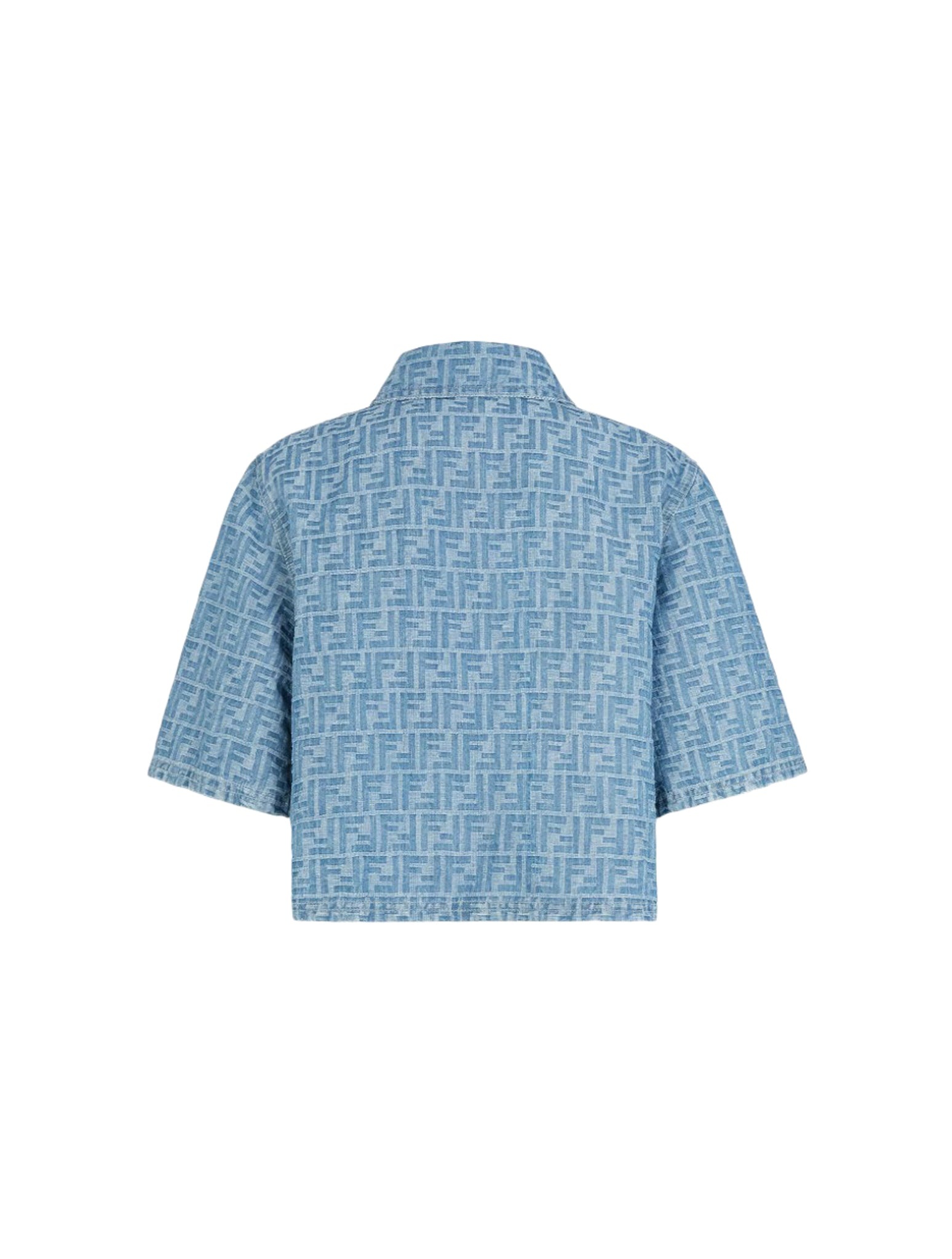 ジャケット FENDI Embroidered Chambray Jacket Fendi Boy's Logo Embroidered Denim Shirt Jacket | Saks Fifth