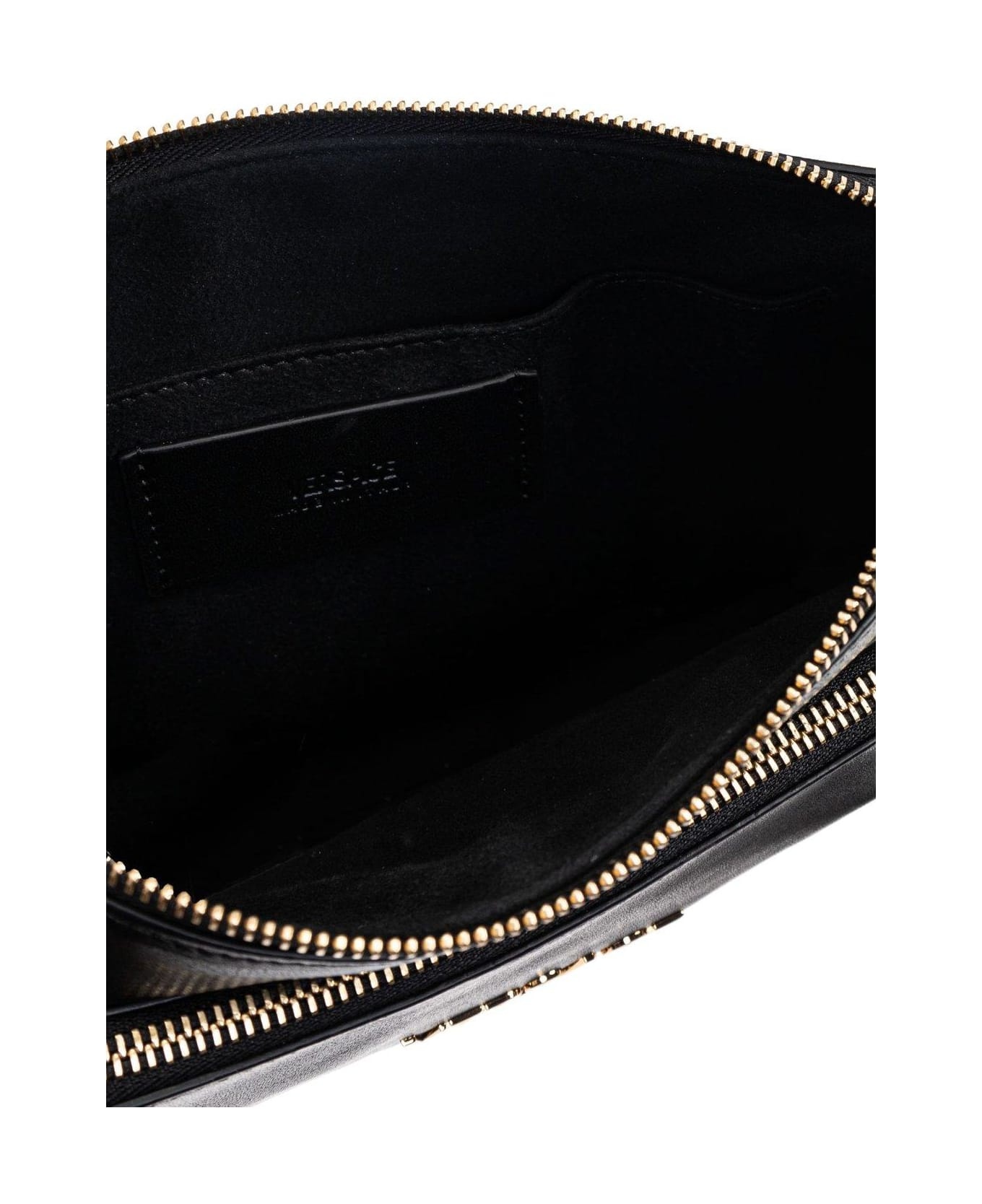 Logo-lettering Zipped Shoulder Bag - 4