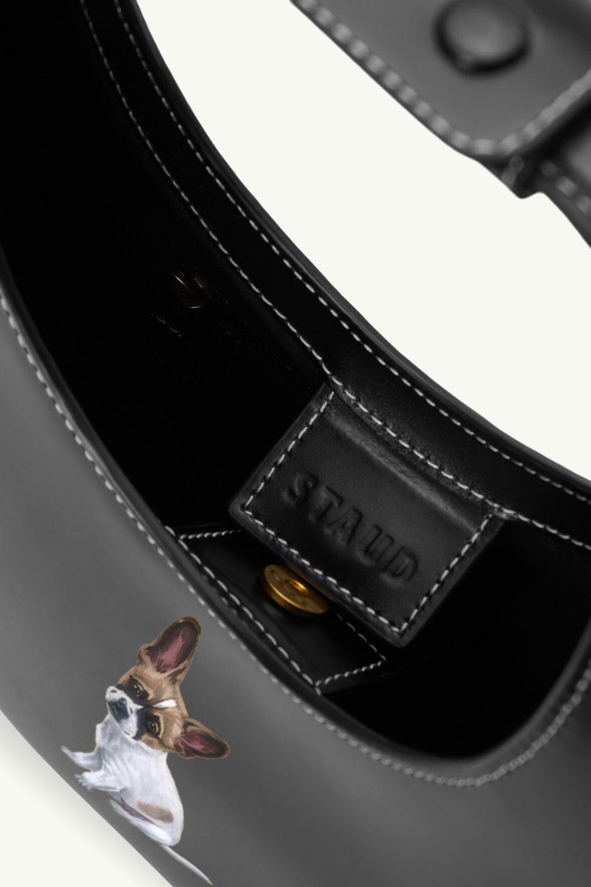 STAUD CUSTOM MOON BAG | BLACK - 3