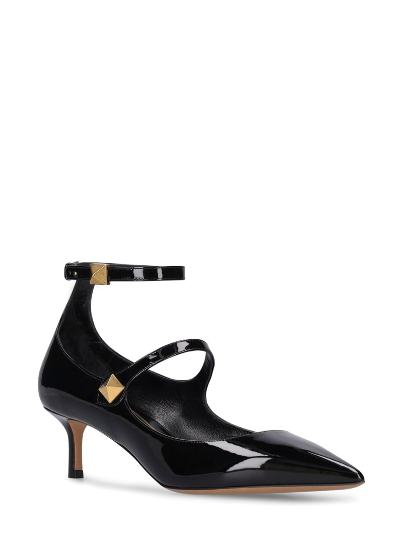 50mm Tiptoe patent leather pumps - 3