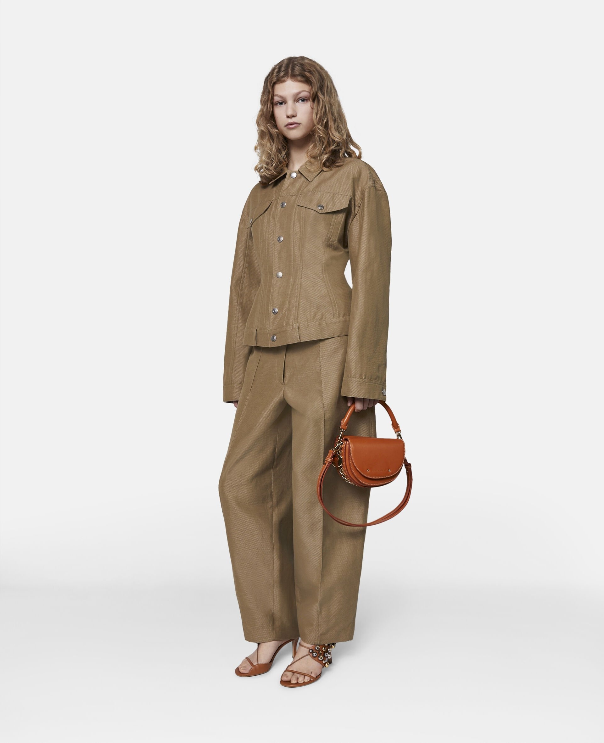 Pleated Balloon Leg Tailored Trousers - 2