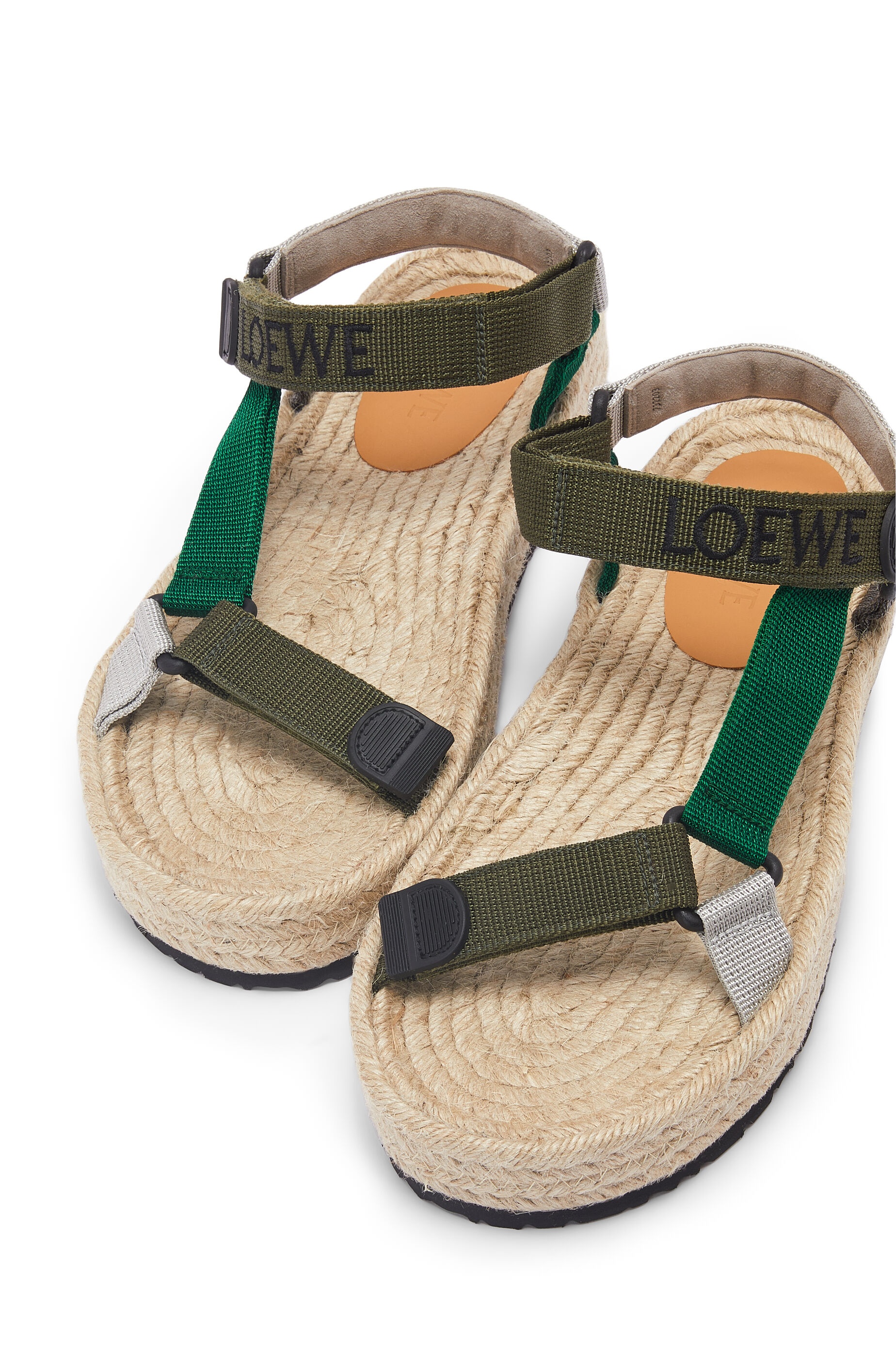 Strappy espadrille in nylon - 4