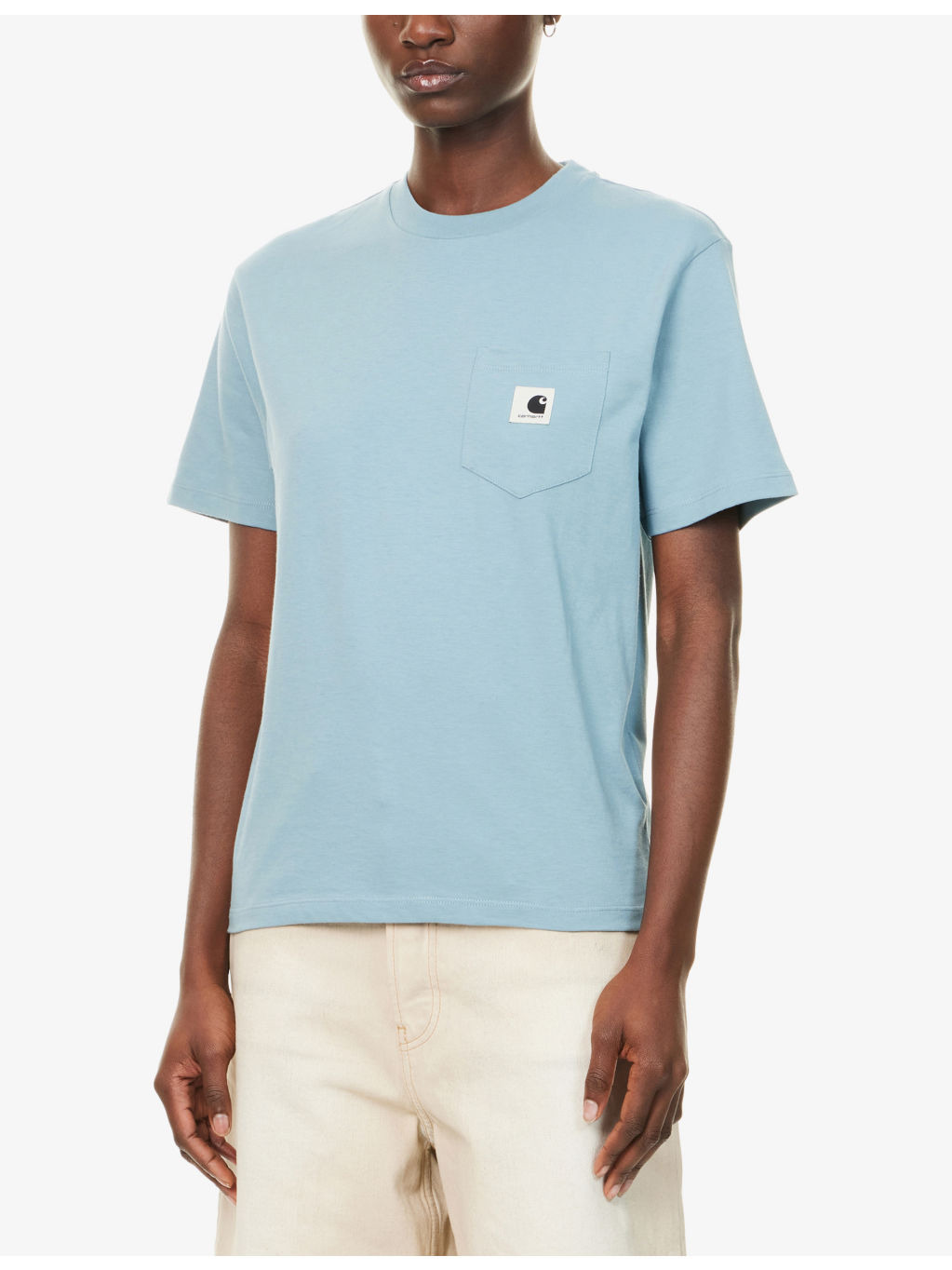 Logo-Patch Pocket Cotton T-shirt - 3