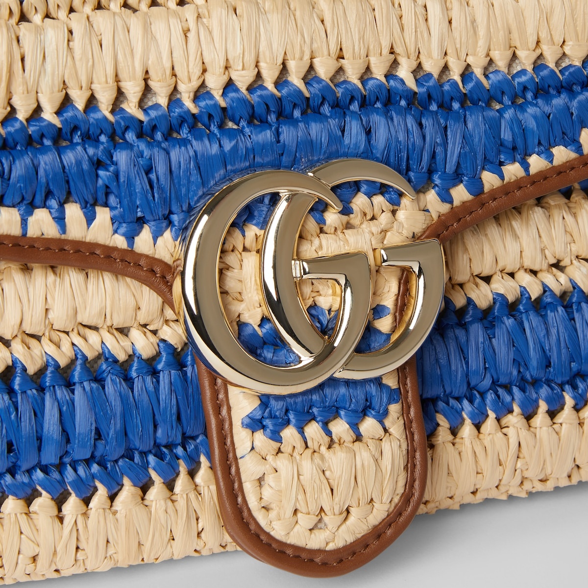 GG Marmont woven medium shoulder bag - 6