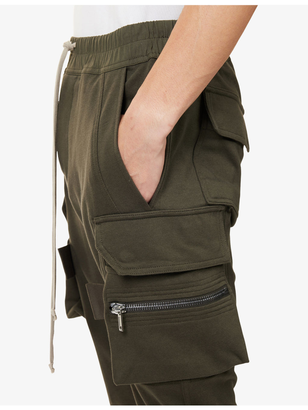Mastodon Flap-Pocket Cotton-Jersey Cargo Trousers - 5