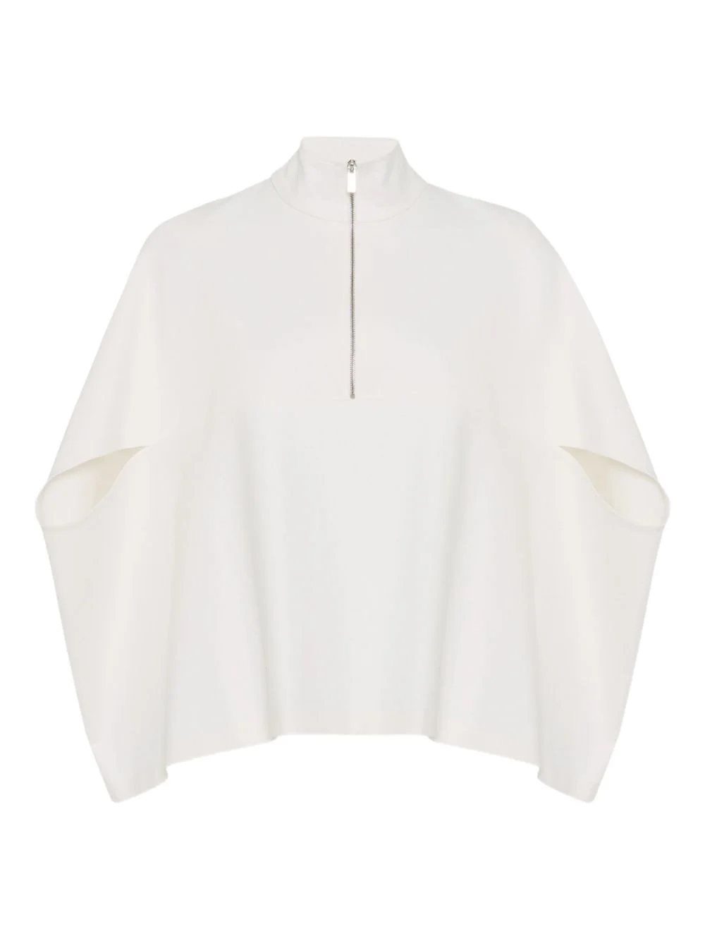 zip-up cocoon top - 1