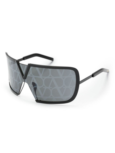 Valentino Romask monogram-print sunglasses outlook