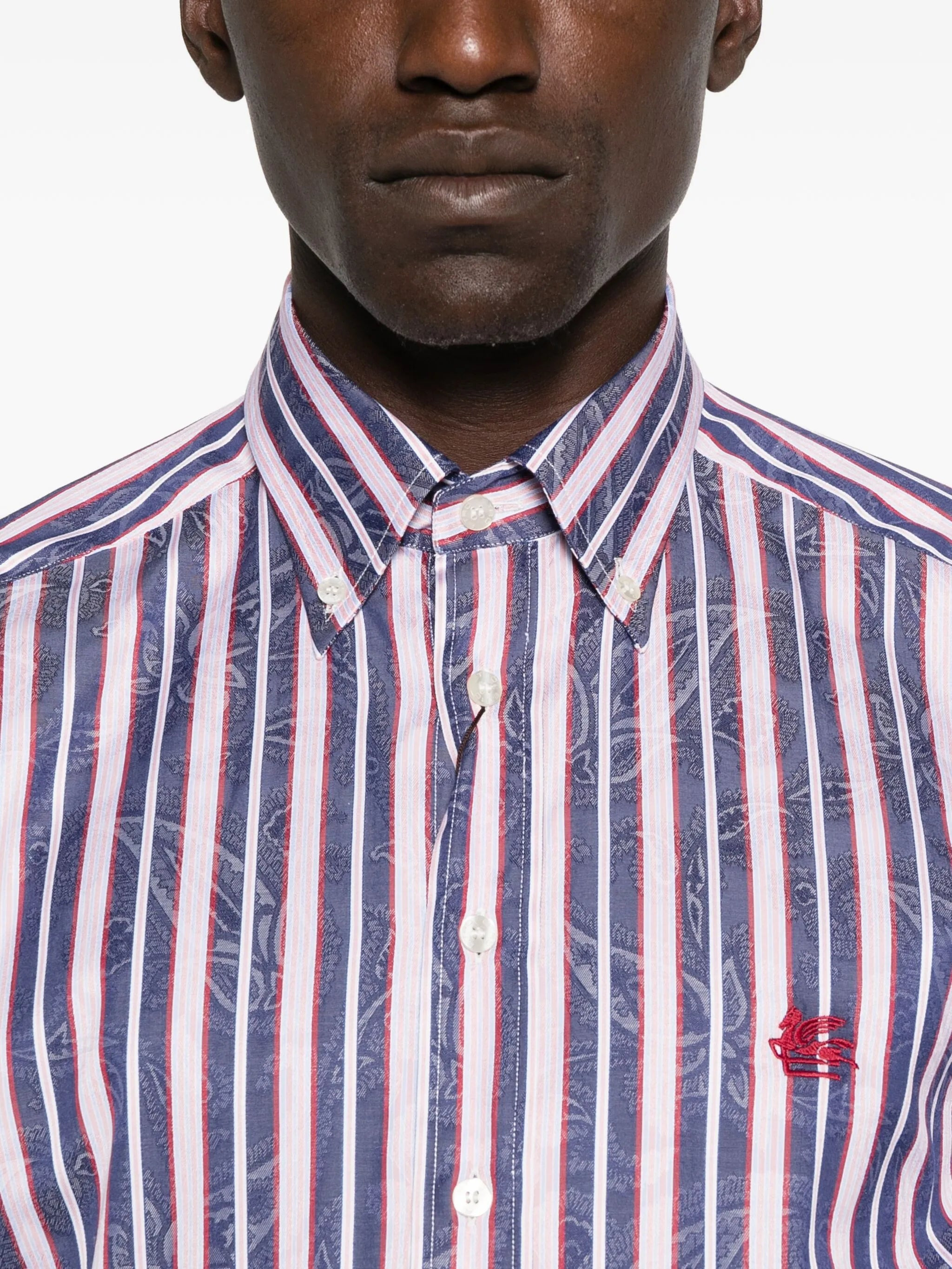 Etro Striped Floral Shirt - 5